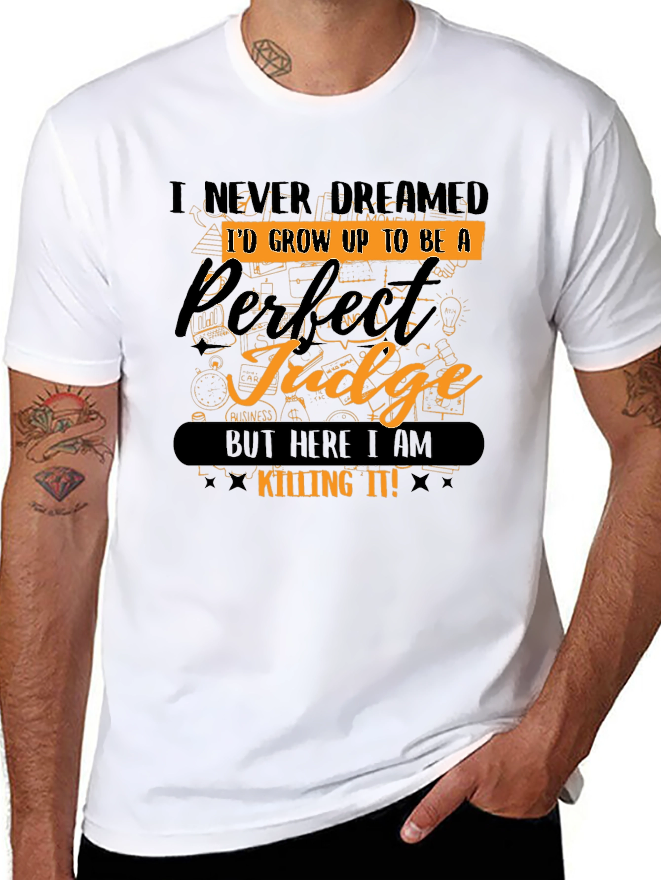 Perfect Judge Graphic Tee - Novelty Gift Idea
