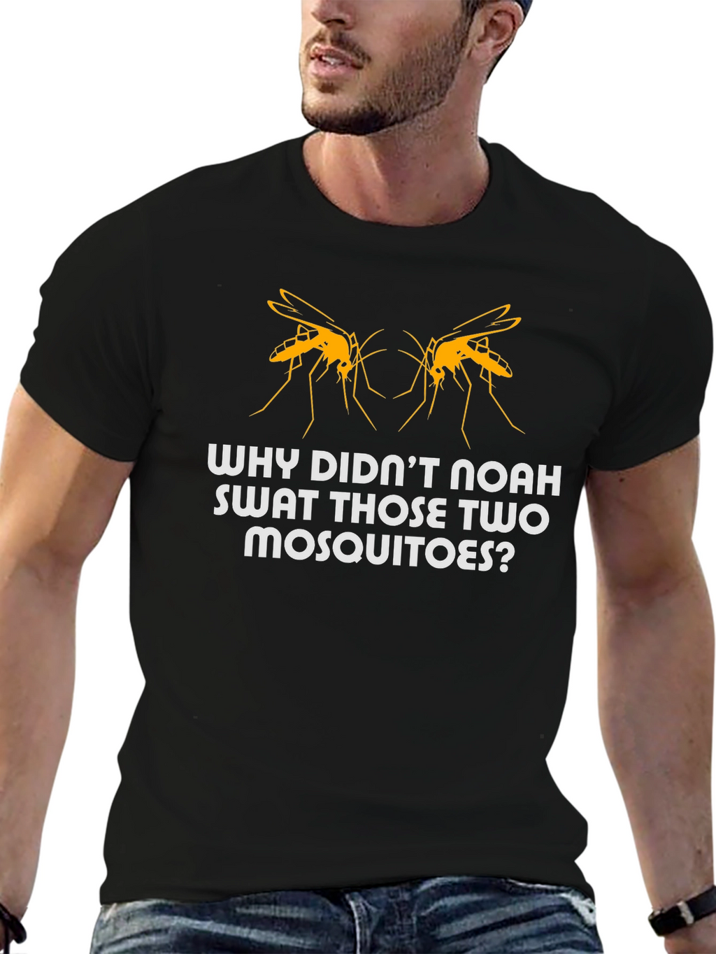 Noahs Ark Mosquito T-Shirt - Funny Animal Tee