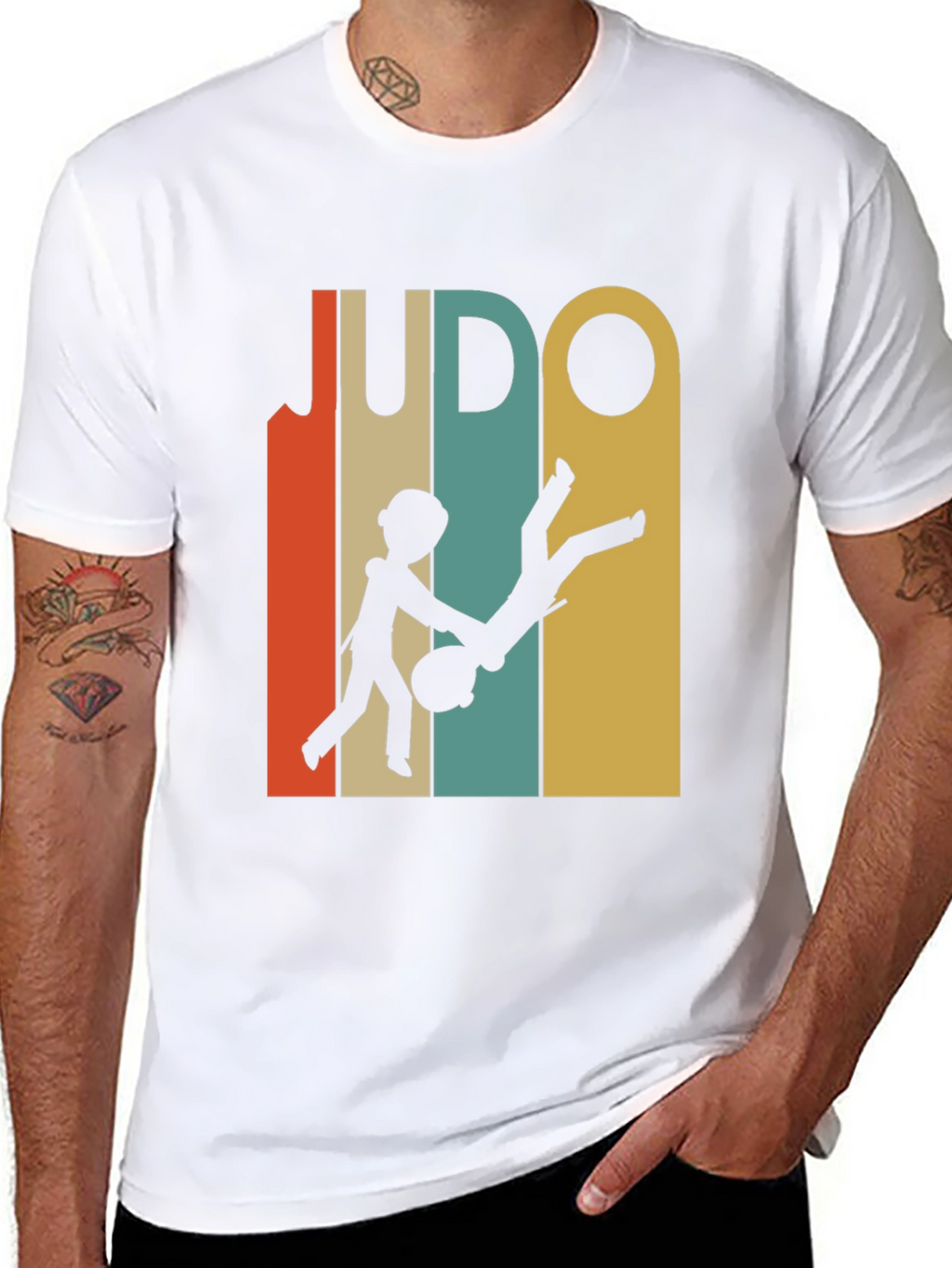 Retro Judo Graphic Tee - Martial Arts T-Shirt