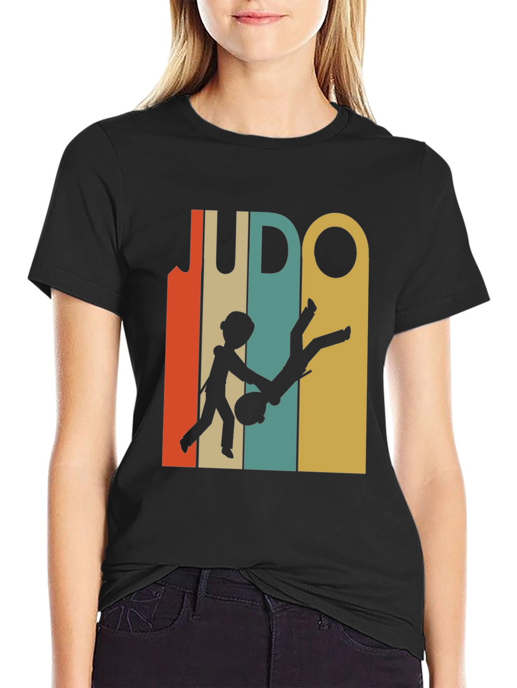 Retro Judo Graphic Tee - Martial Arts T-Shirt