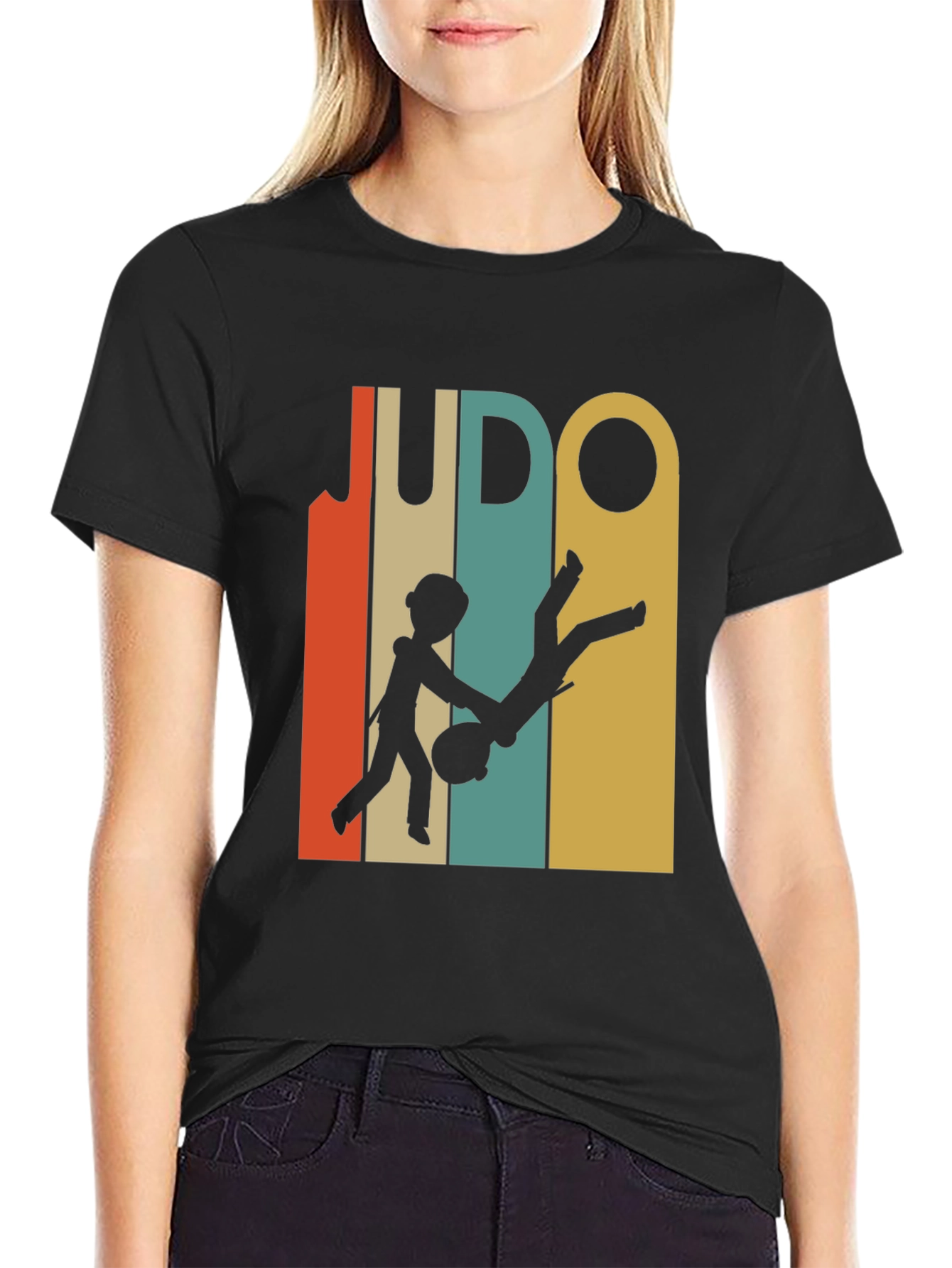 Retro Judo Graphic Tee - Martial Arts T-Shirt