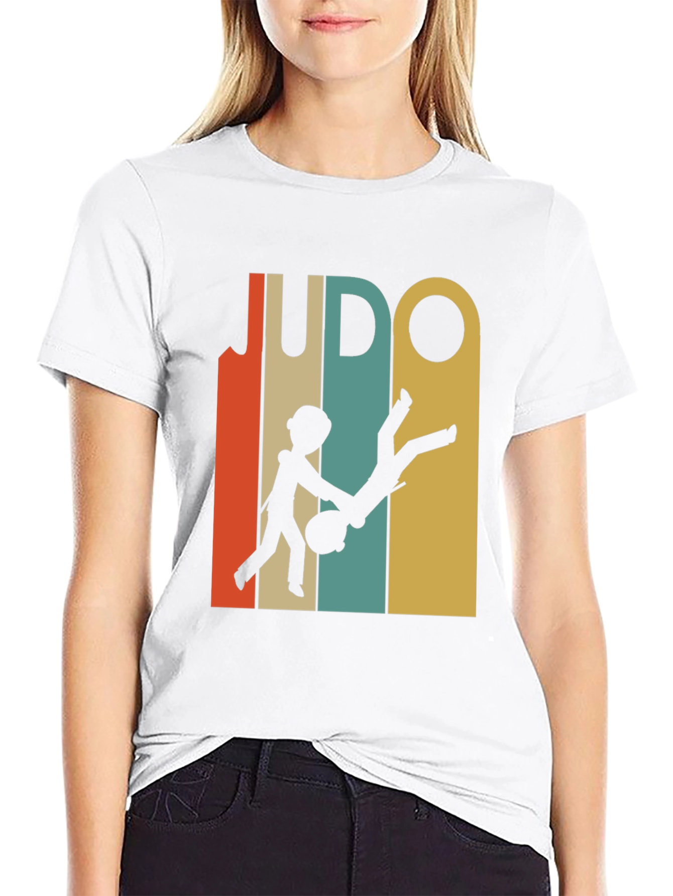 Retro Judo Graphic Tee - Martial Arts T-Shirt