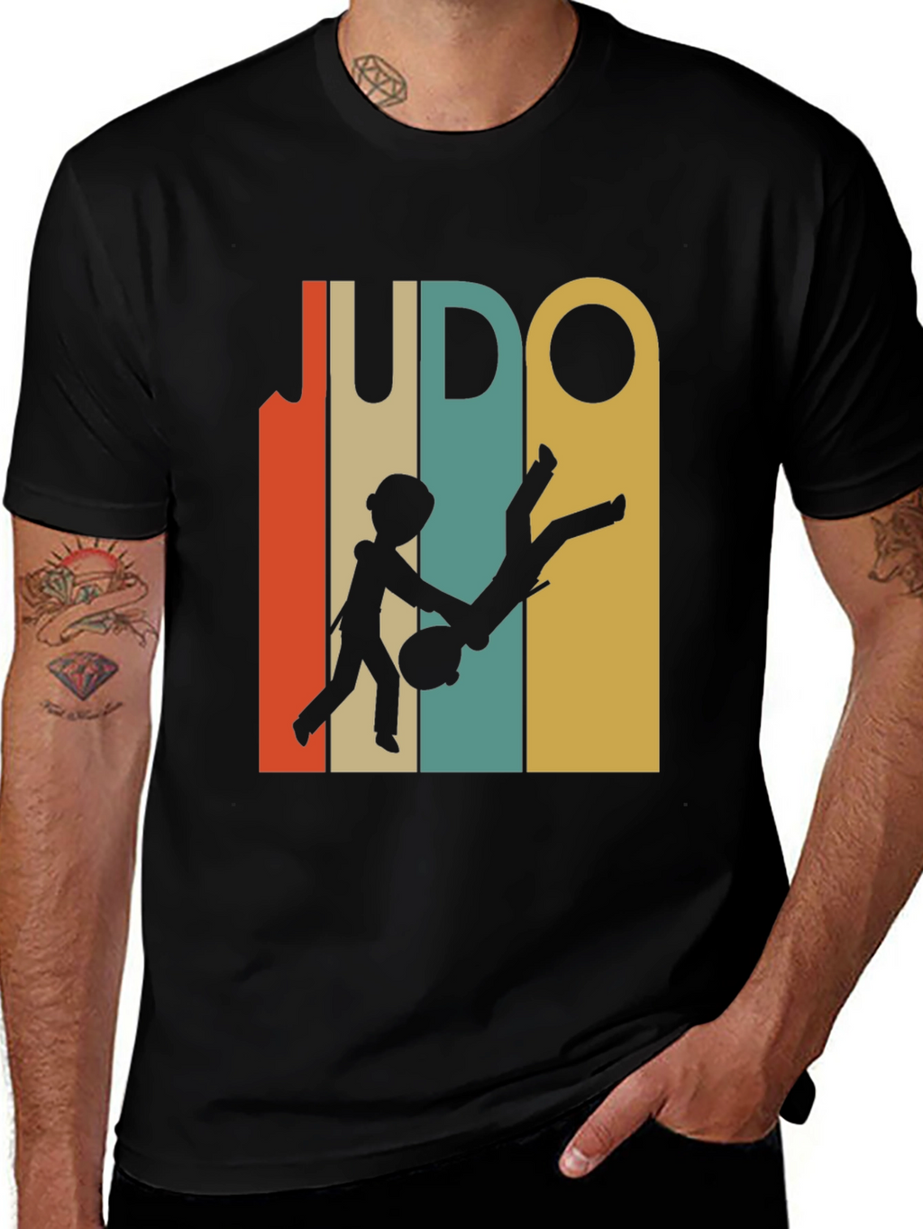 Retro Judo Graphic Tee - Martial Arts T-Shirt