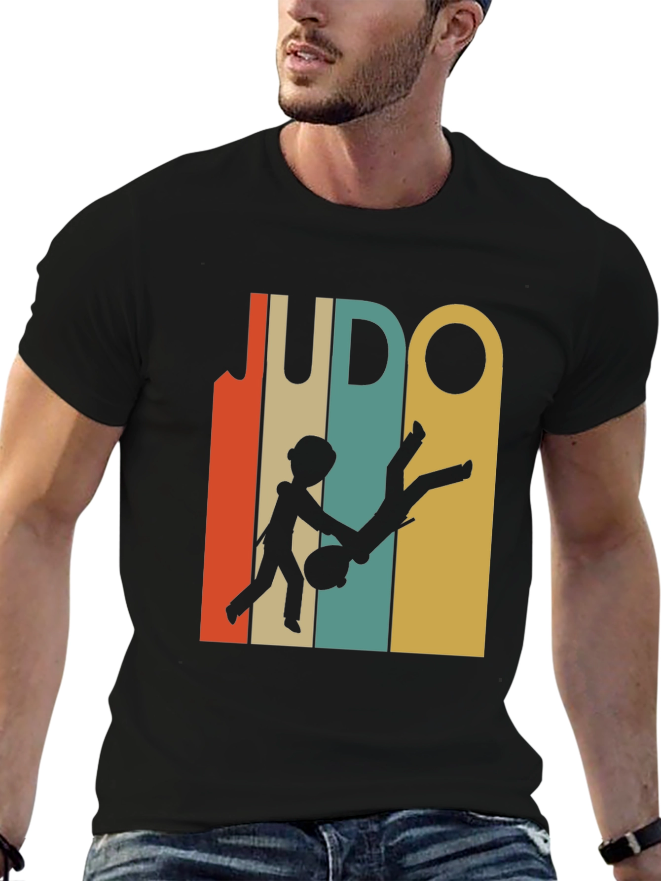 Retro Judo Graphic Tee - Martial Arts T-Shirt