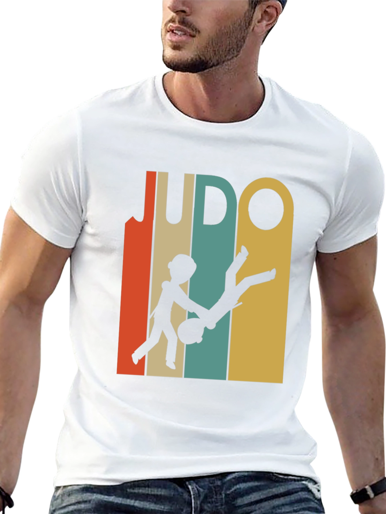 Retro Judo Graphic Tee - Martial Arts T-Shirt