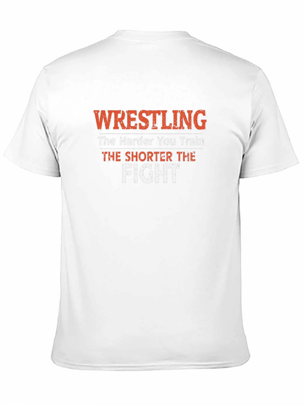 Wrestling Training T-Shirt - The Harder You Train
