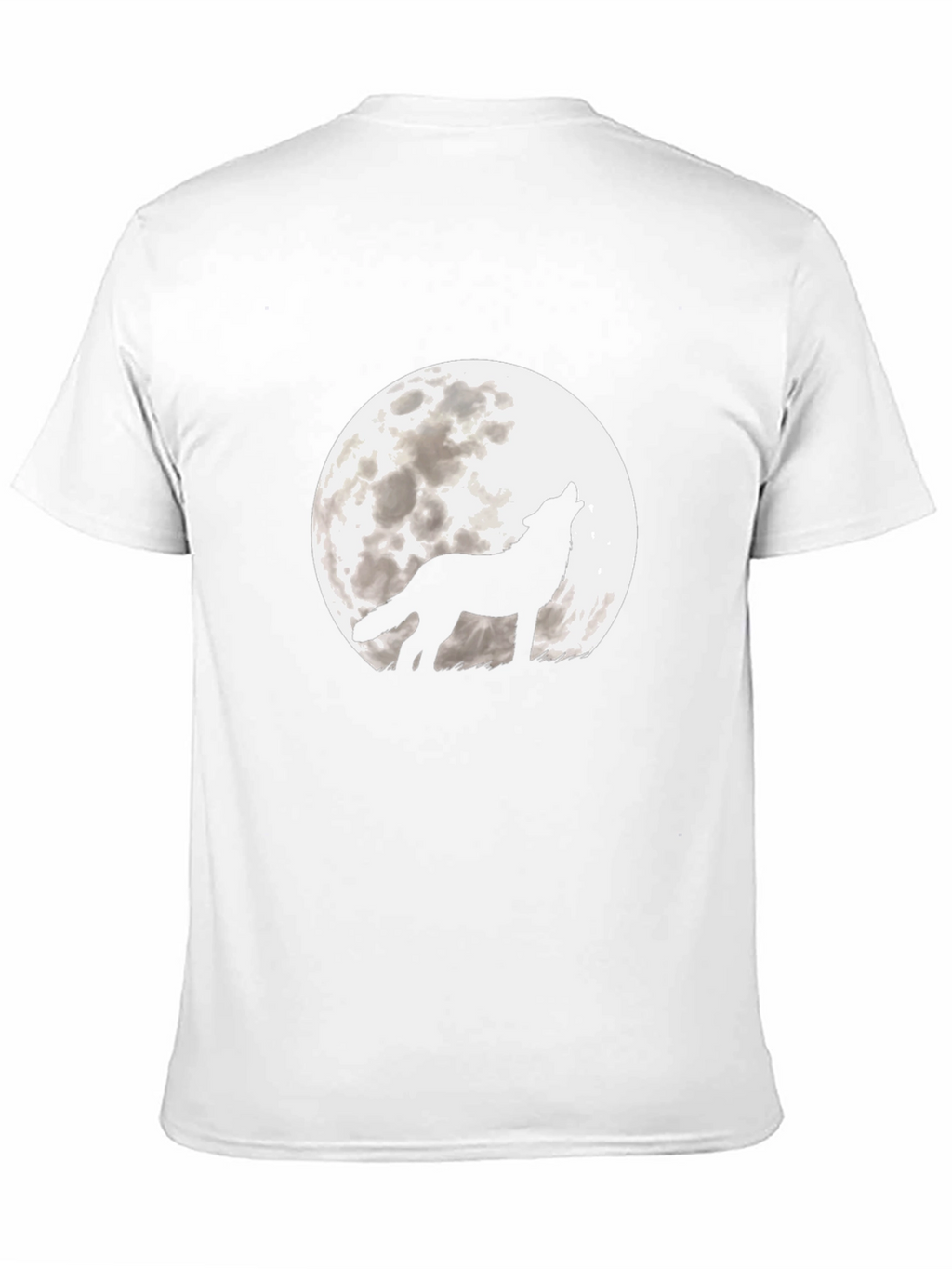 Wolf Moon Graphic Tee - Black Cotton T-Shirt
