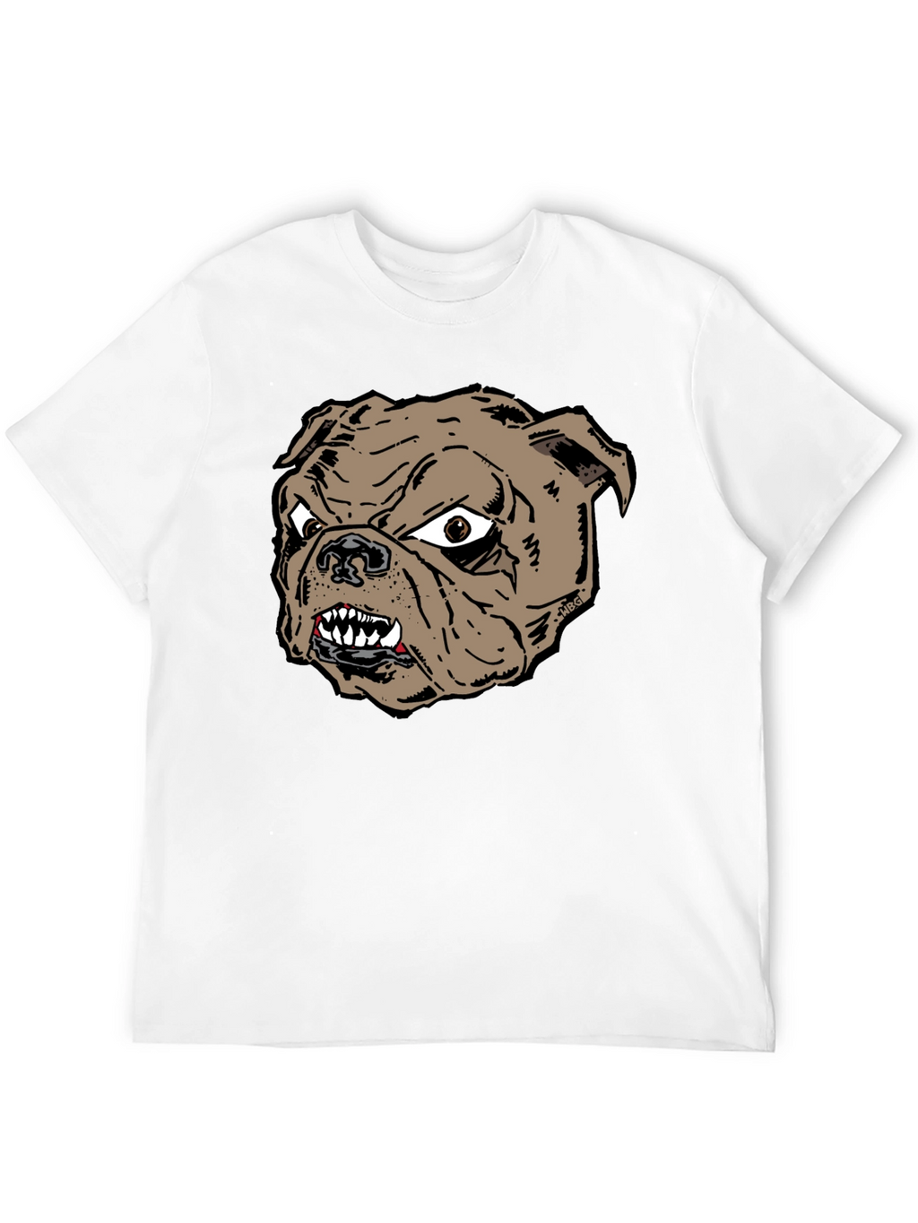 Bulldog Graphic Tee - Fierce Dog Lover Shirt