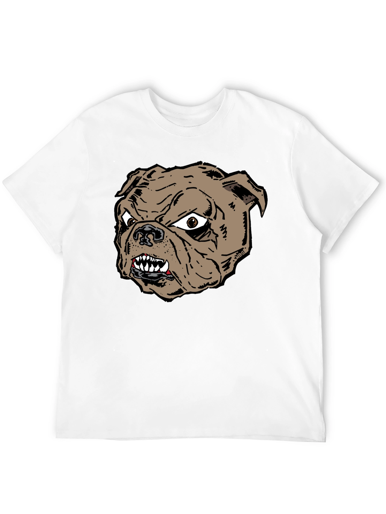 Bulldog Graphic Tee - Fierce Dog Lover Shirt