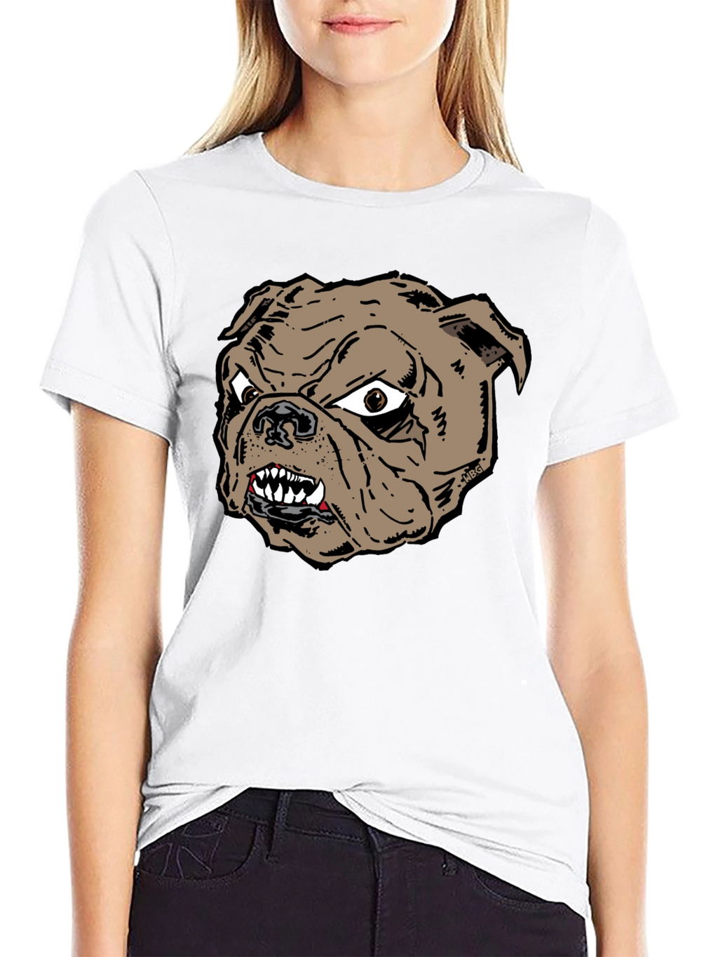 Bulldog Graphic Tee - Fierce Dog Lover Shirt
