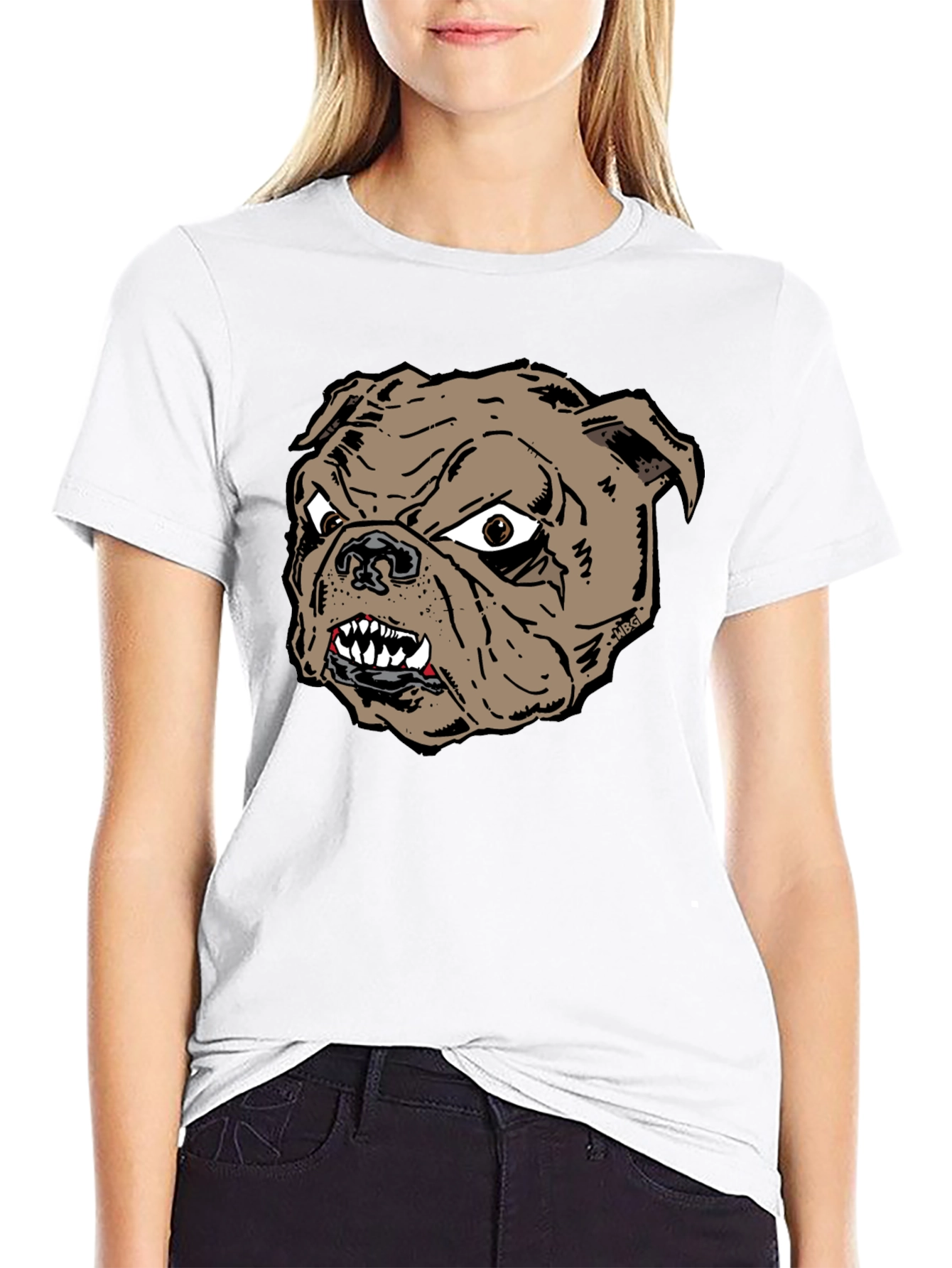 Bulldog Graphic Tee - Fierce Dog Lover Shirt