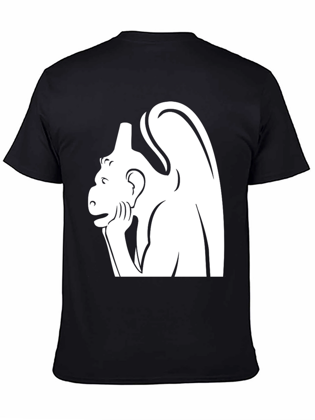 Notre Dame Gargoyle T-Shirt - Black Cotton Blend