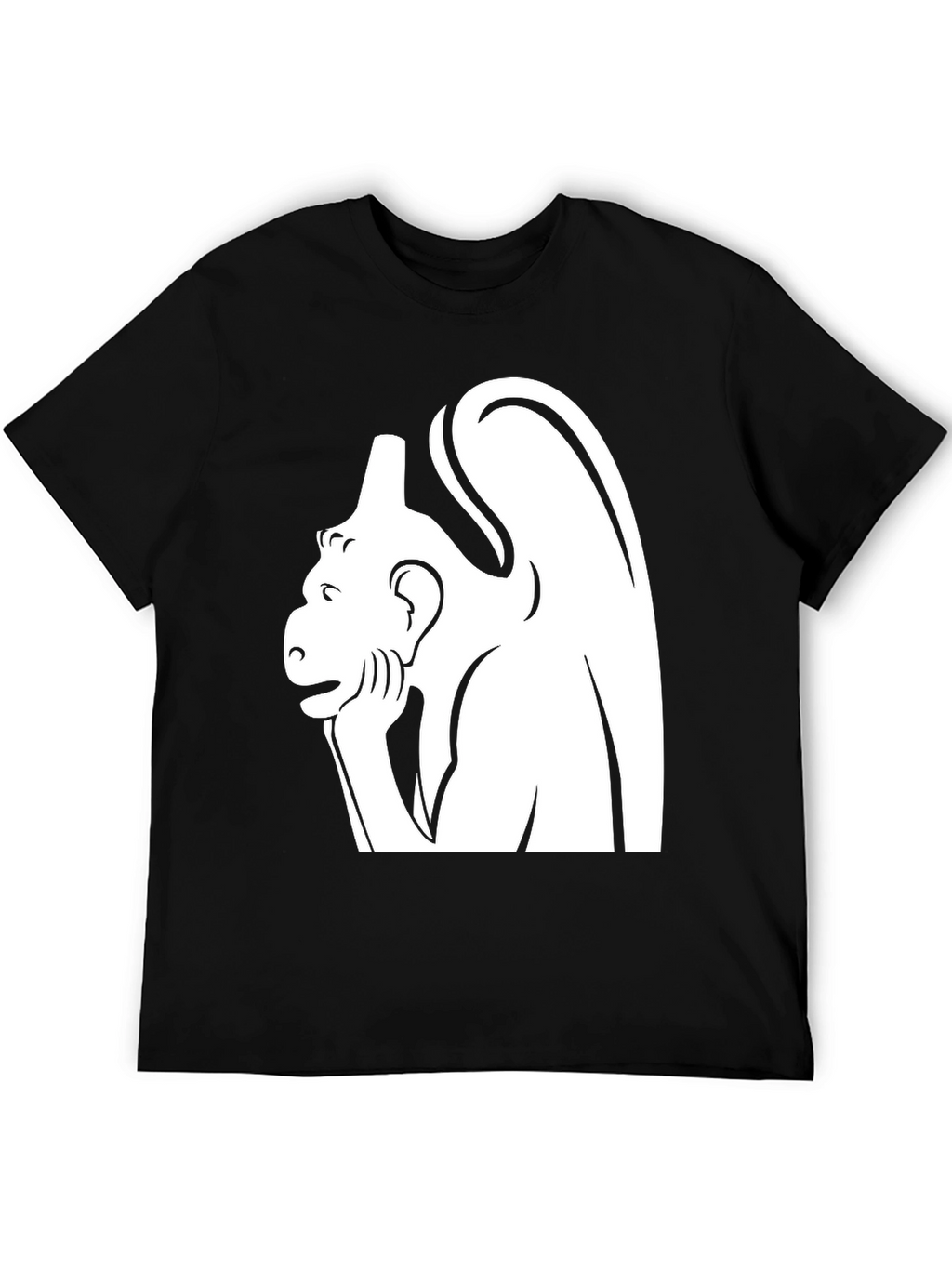 Notre Dame Gargoyle T-Shirt - Black Cotton Blend