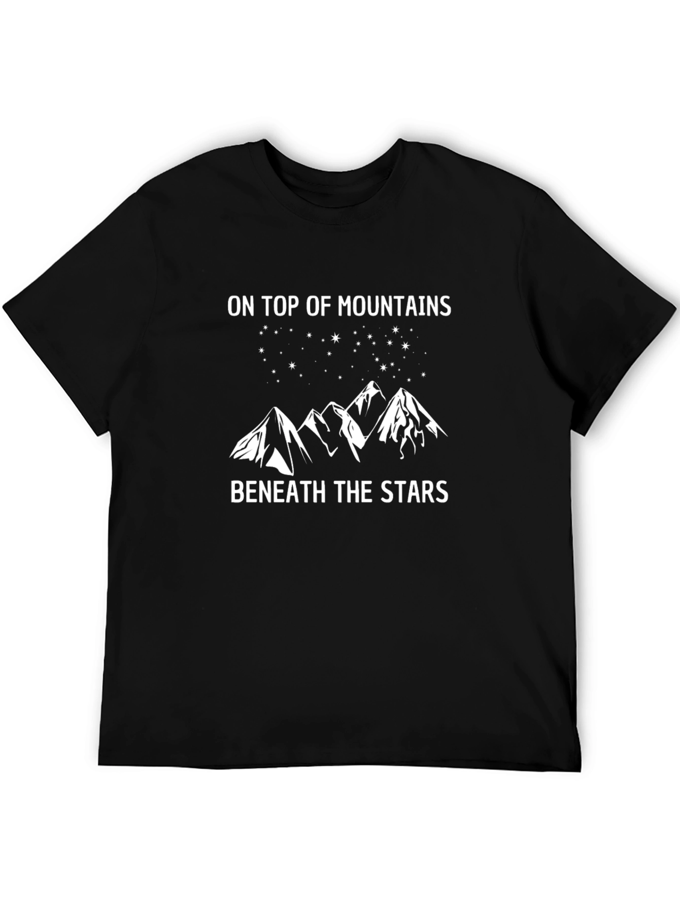 Mountain & Stars Graphic Tee - Nature Lover