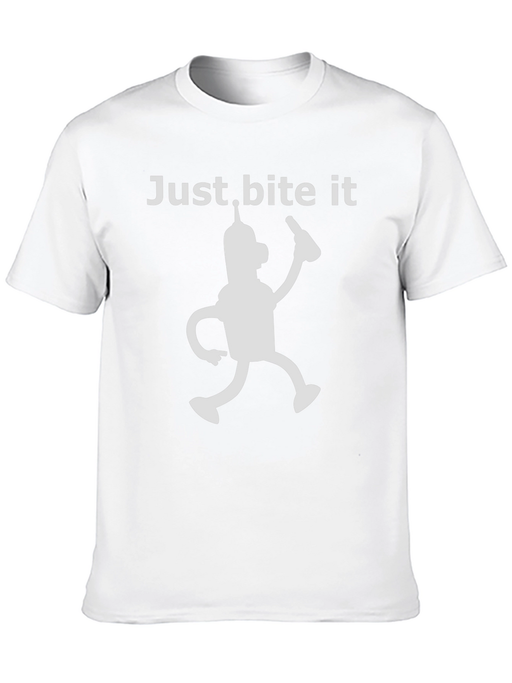 Just Bite It Bender T-Shirt - Funny Robot Tee