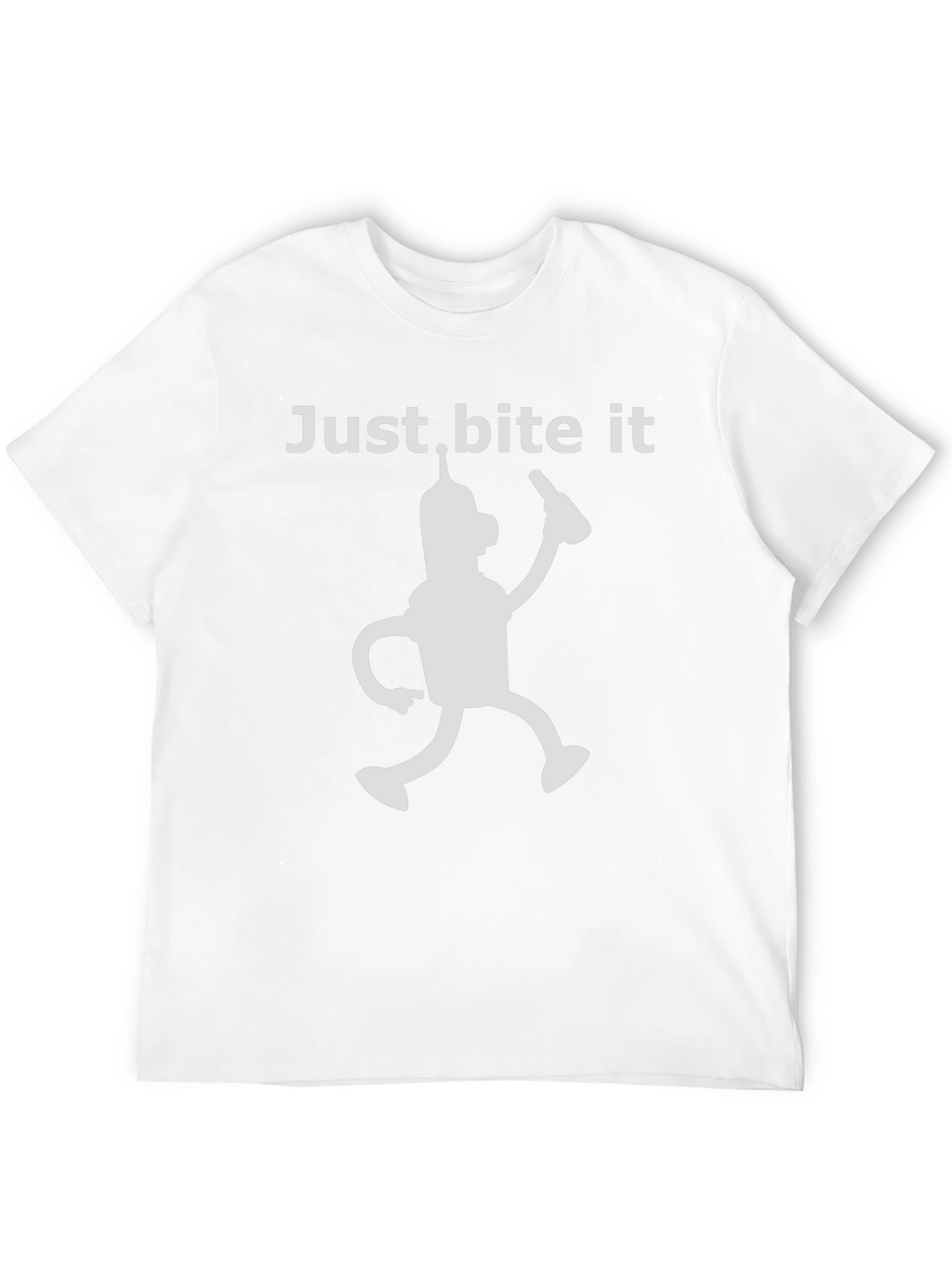 Just Bite It Bender T-Shirt - Funny Robot Tee