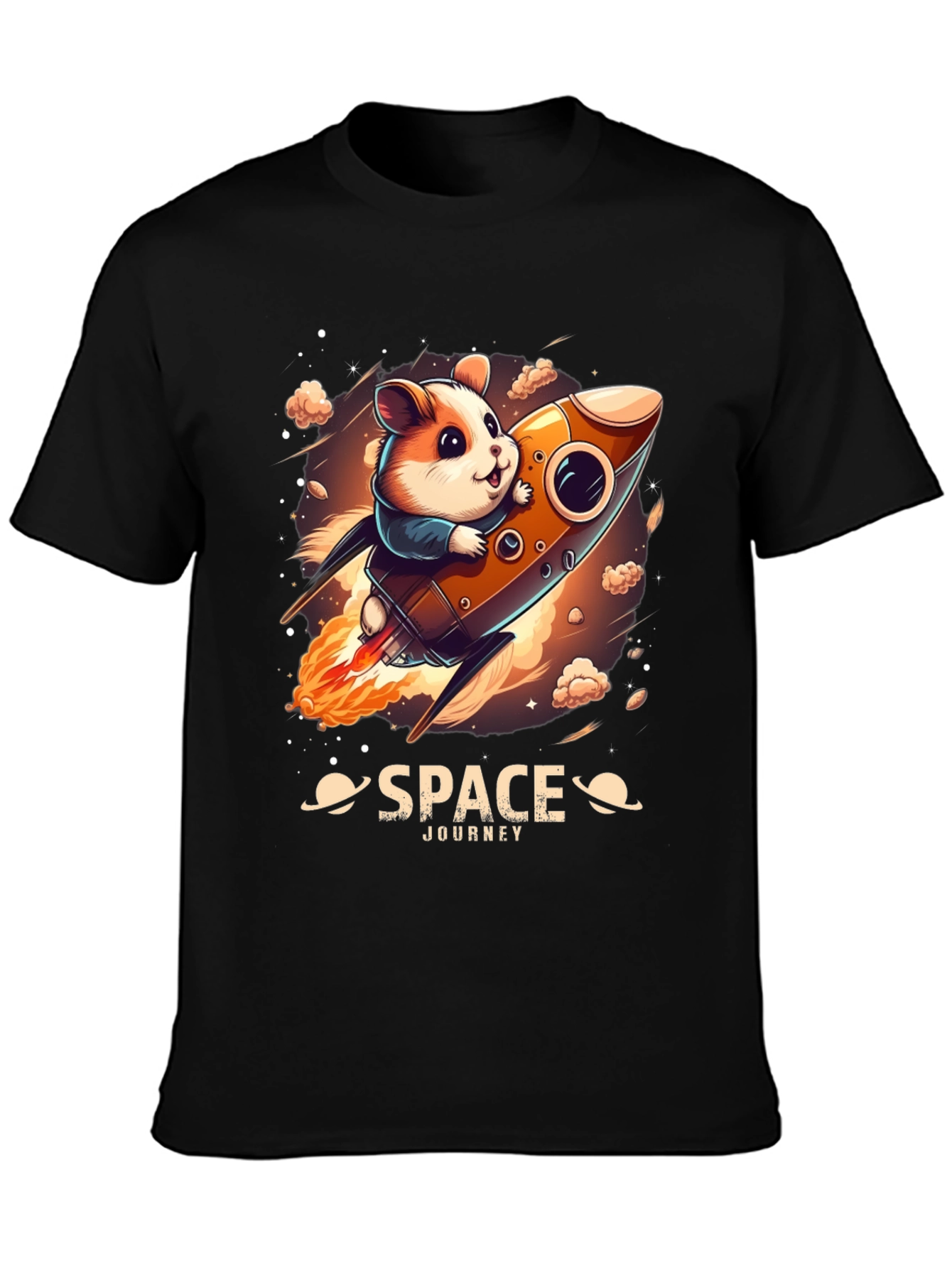 Hamster Space Journey T-Shirt