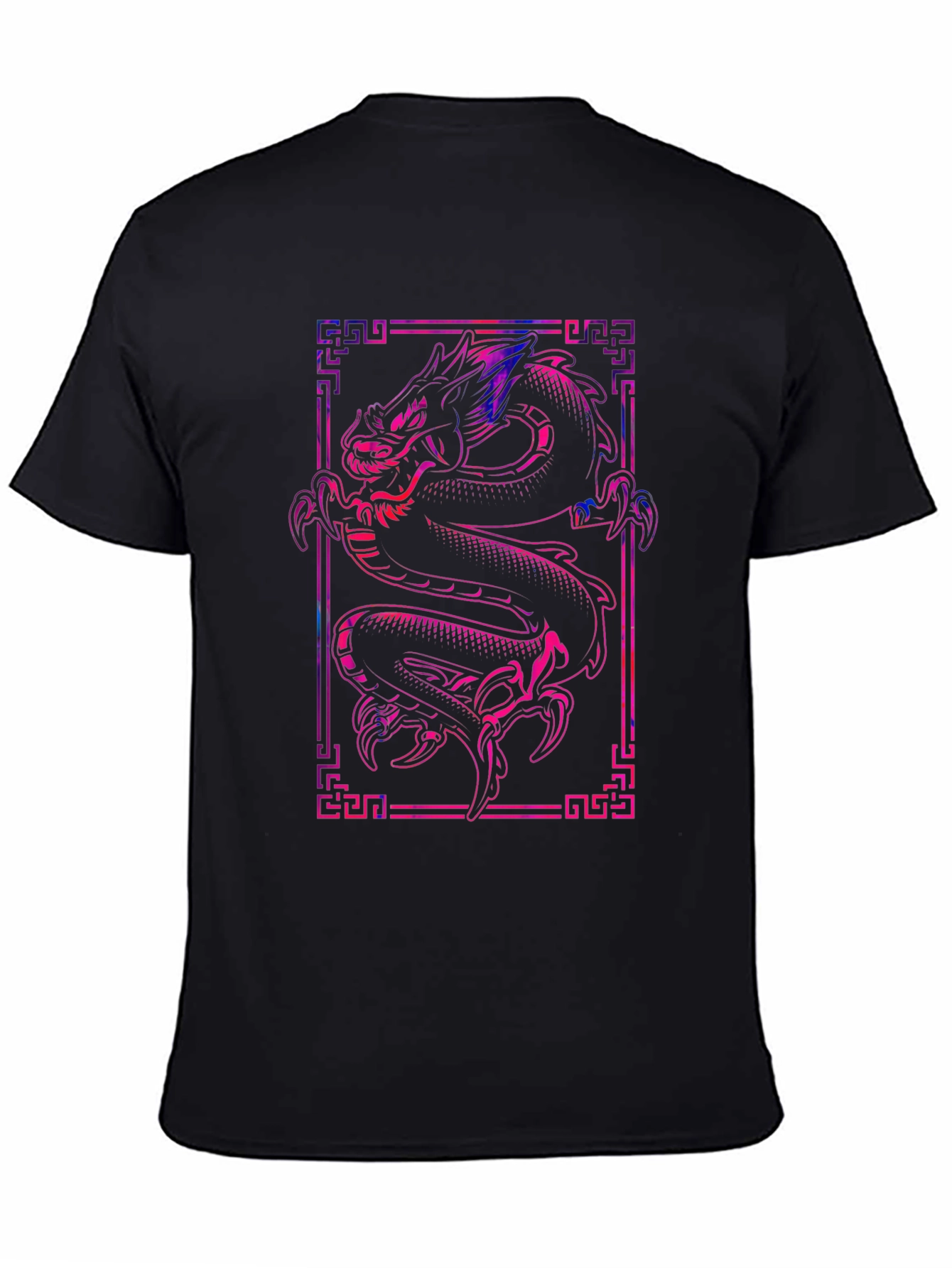 Dragon Graphic Tee - Stylish Black T-Shirt