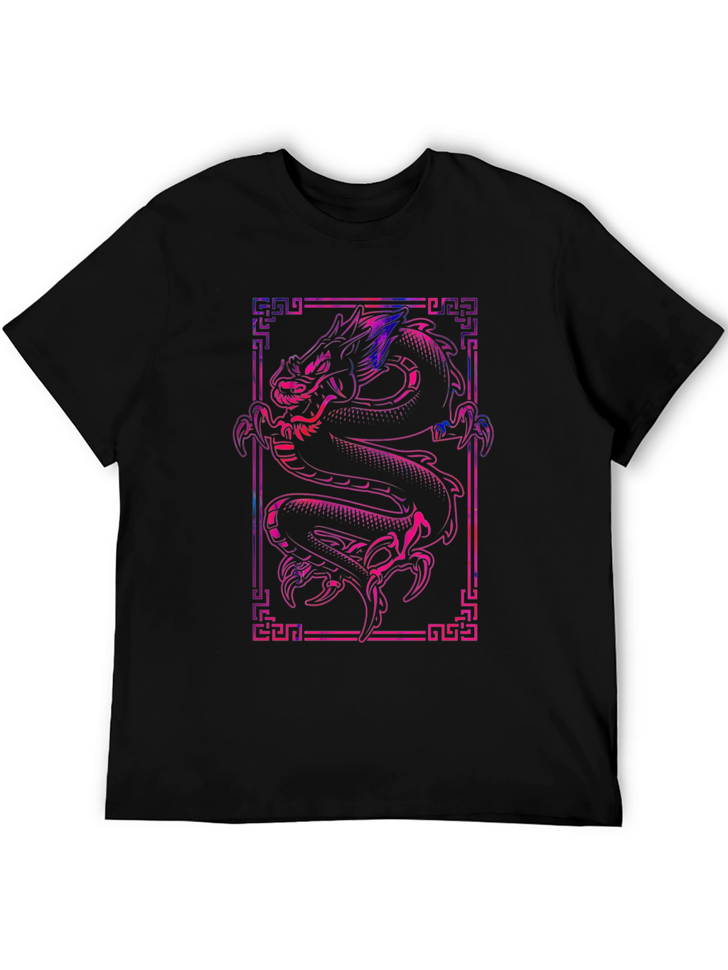 Dragon Graphic Tee - Stylish Black T-Shirt