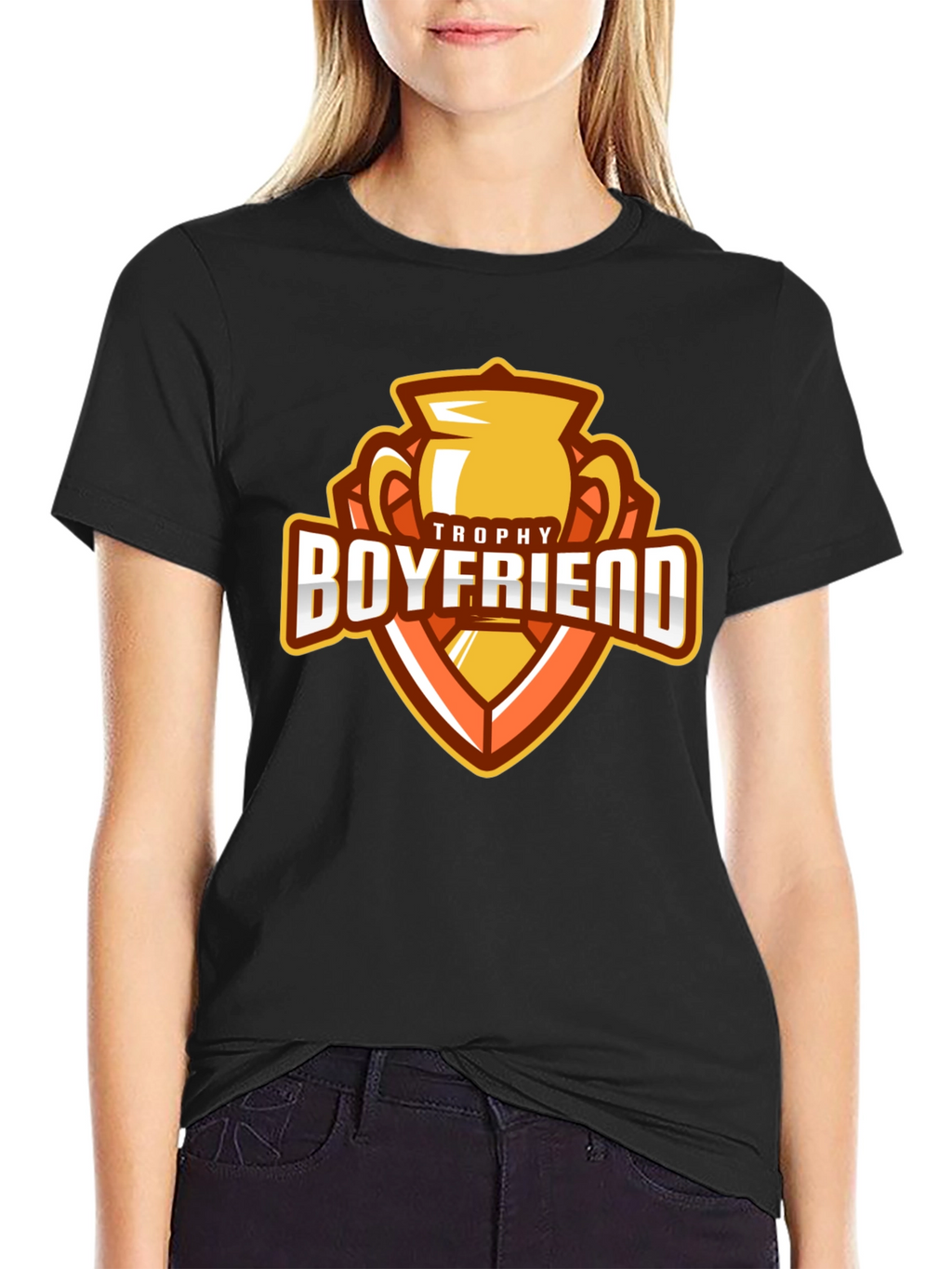 Trophy Boyfriend Graphic Tee - Novelty Mens T-Shirt