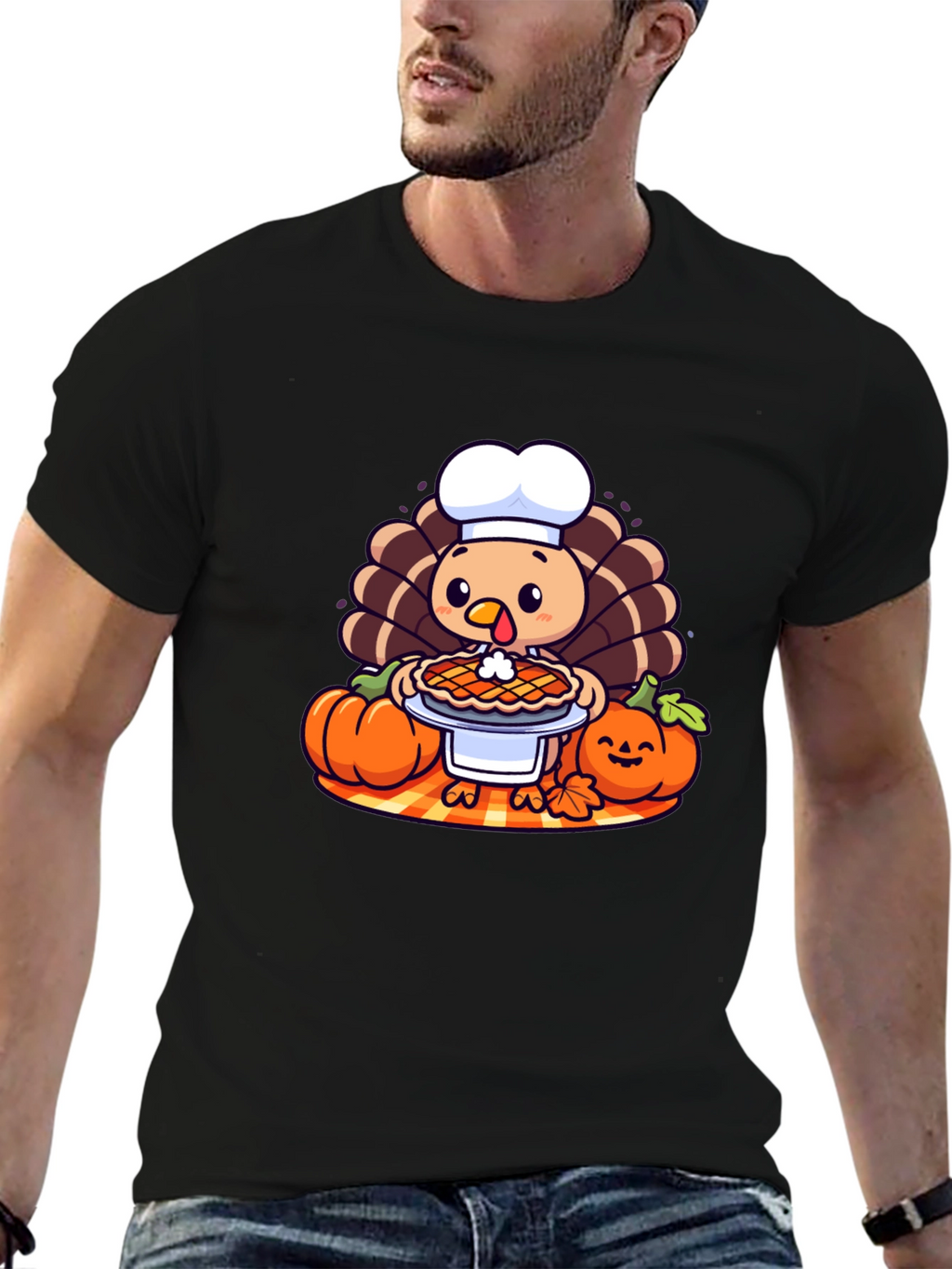 Thanksgiving Turkey Chef T-Shirt