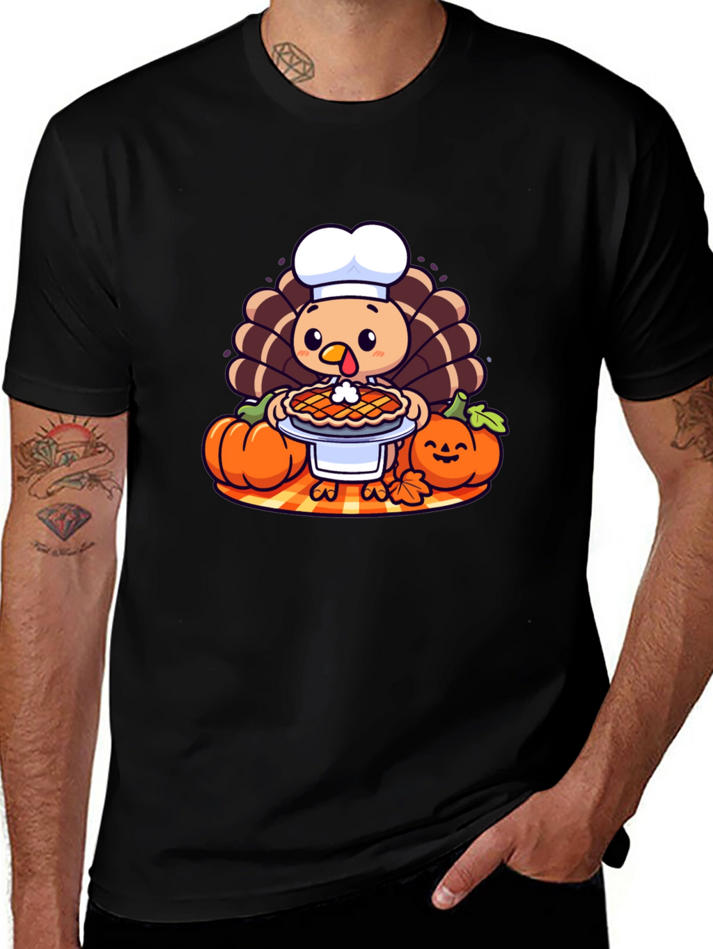 Thanksgiving Turkey Chef T-Shirt