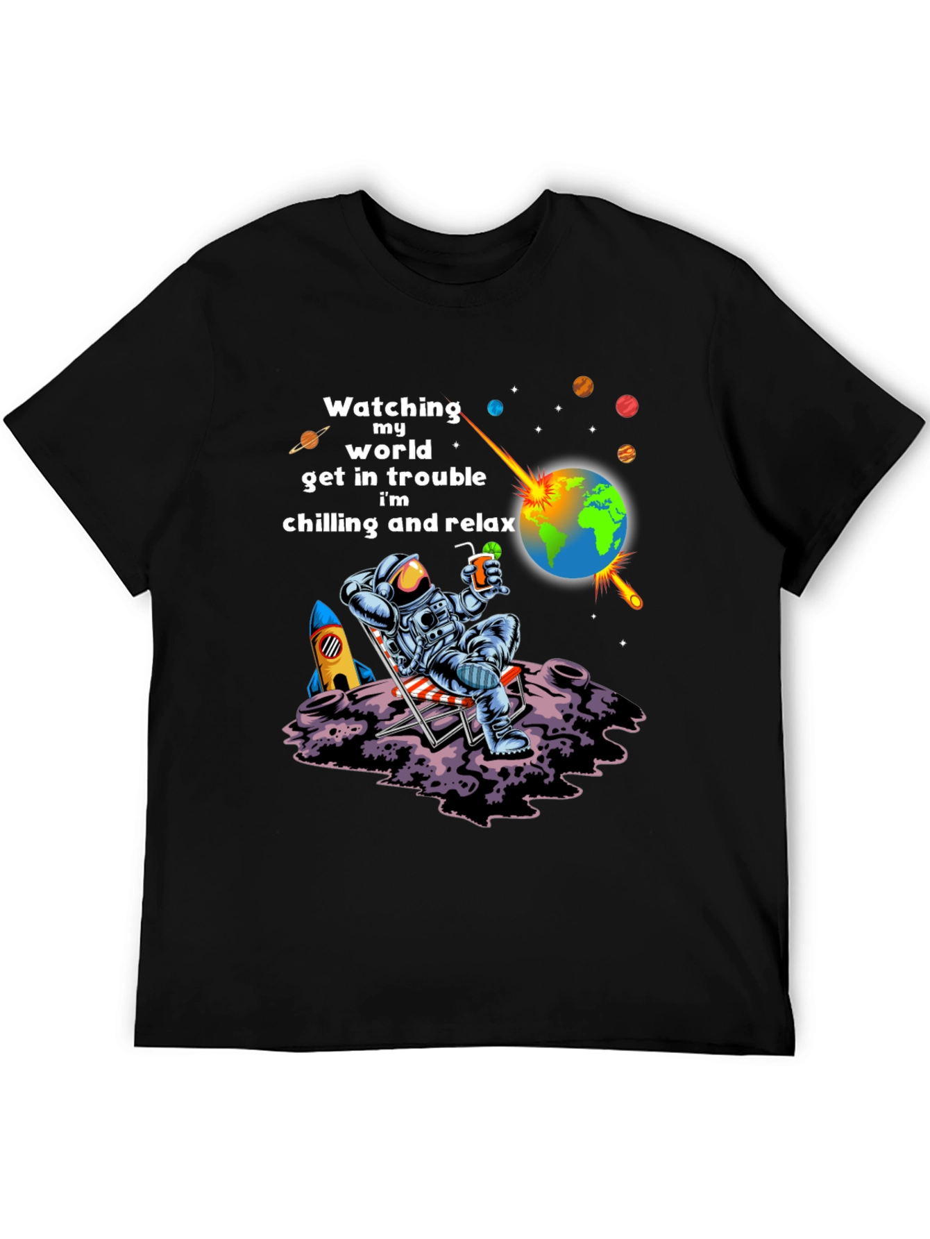 Astronaut Chilling T-Shirt