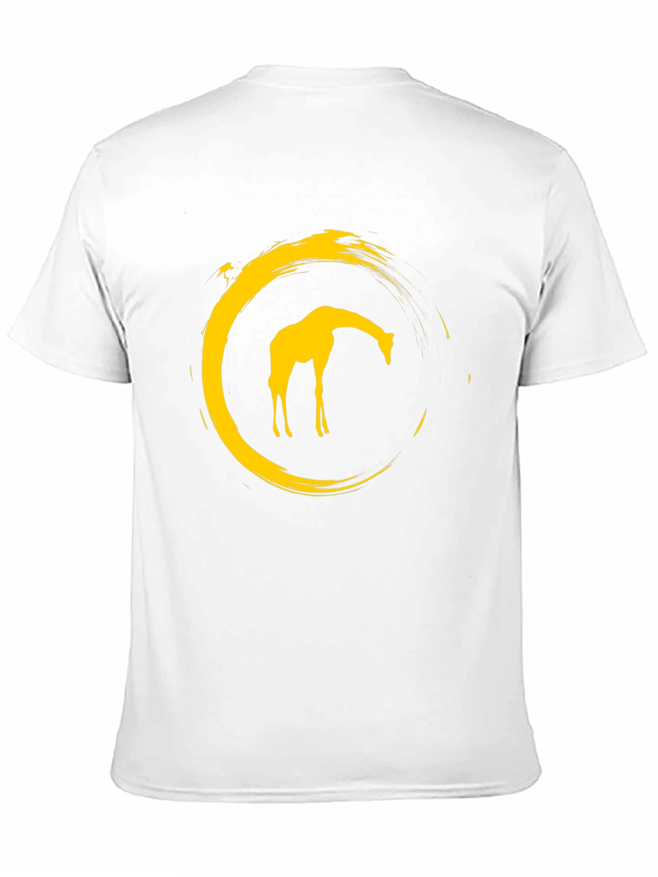 Giraffe Circle Graphic Tee - Modern Stylish Design