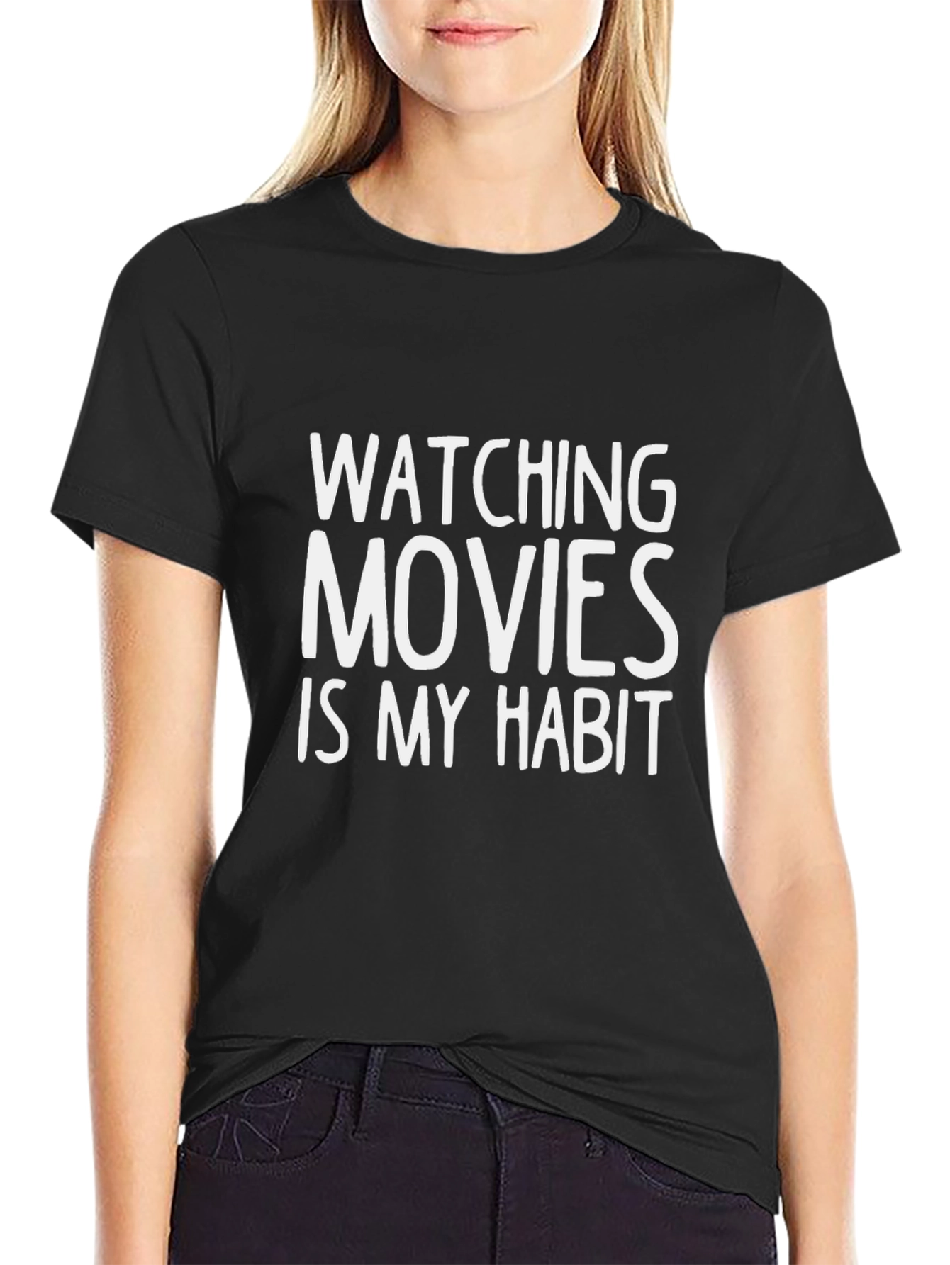 Watching Movies Is My Habit Graphic Tee