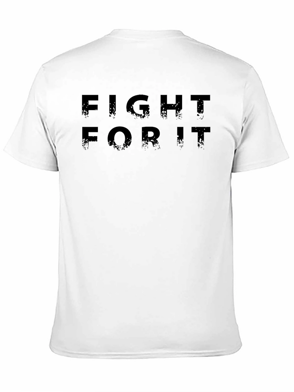 Fight For It Black Graphic Tee
