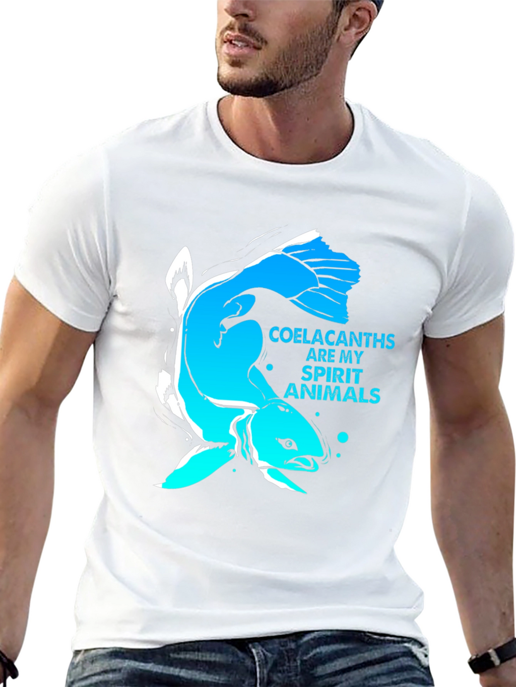 Coelacanths Are My Spirit Animals Graphic Tee