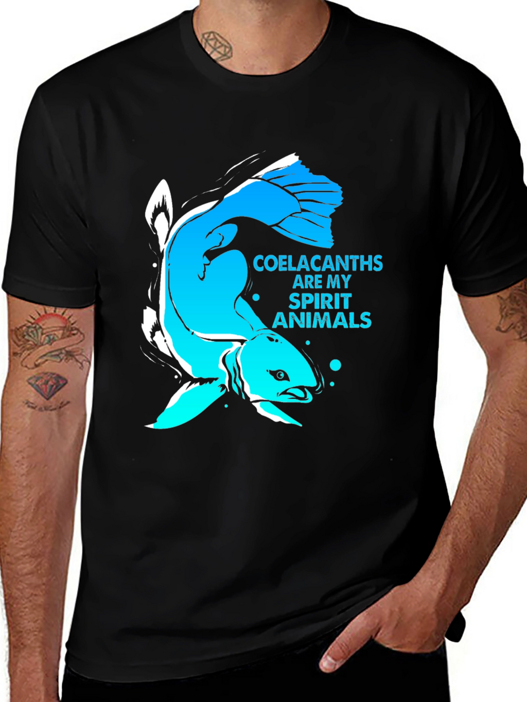 Coelacanths Are My Spirit Animals Graphic Tee