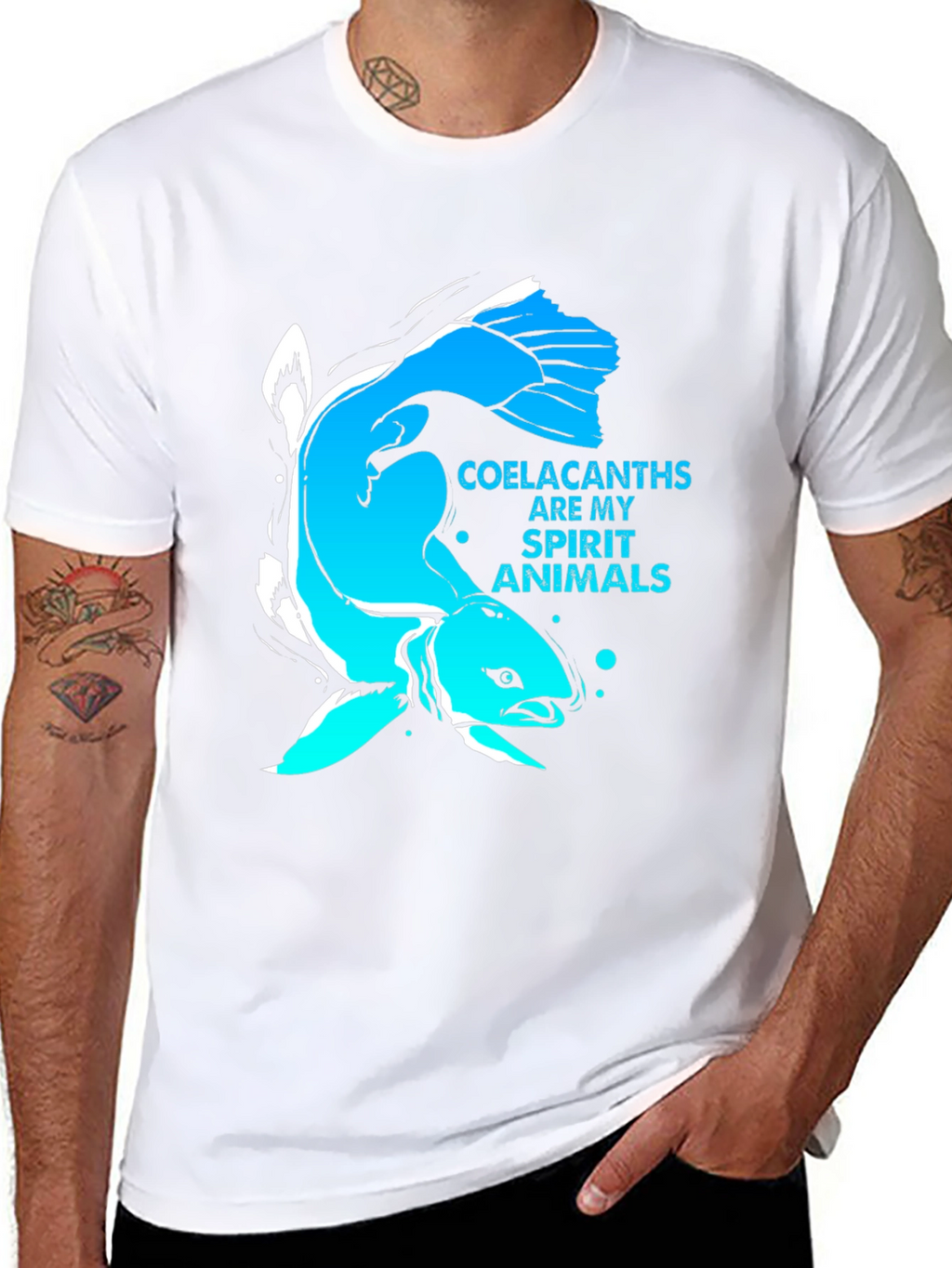 Coelacanths Are My Spirit Animals Graphic Tee