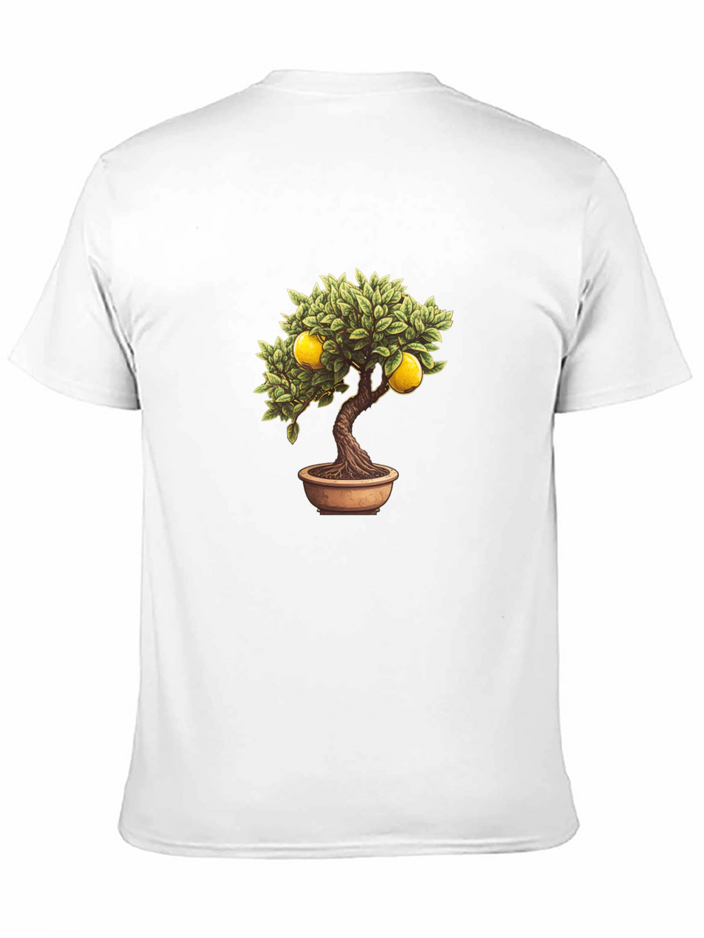 Lemon Bonsai Tree Graphic Tee - Black