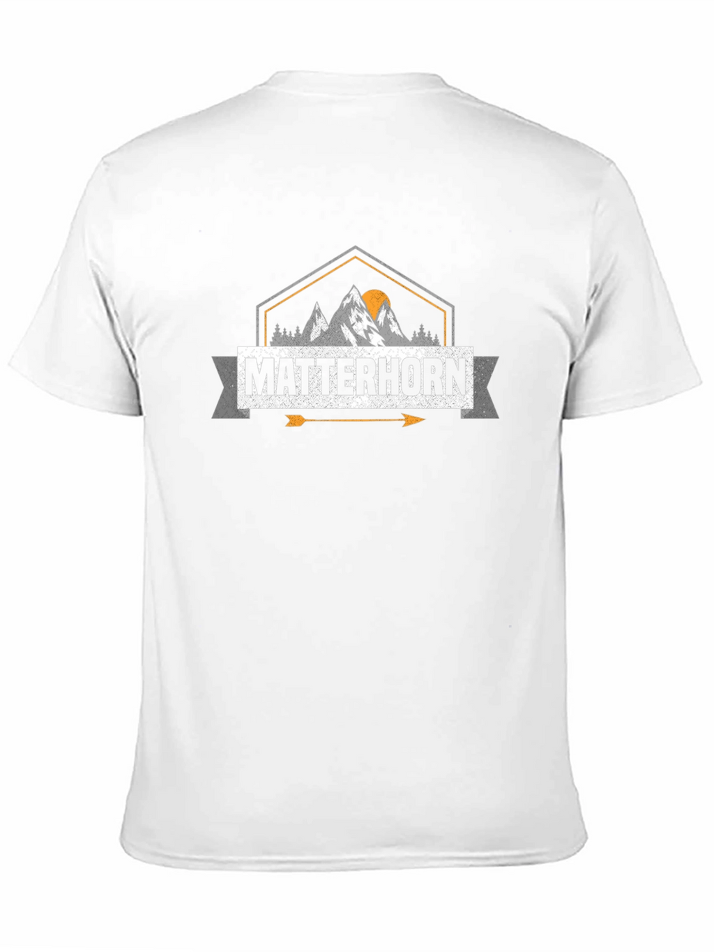 Matterhorn Mountain Graphic Tee - Unisex Black T-Shirt