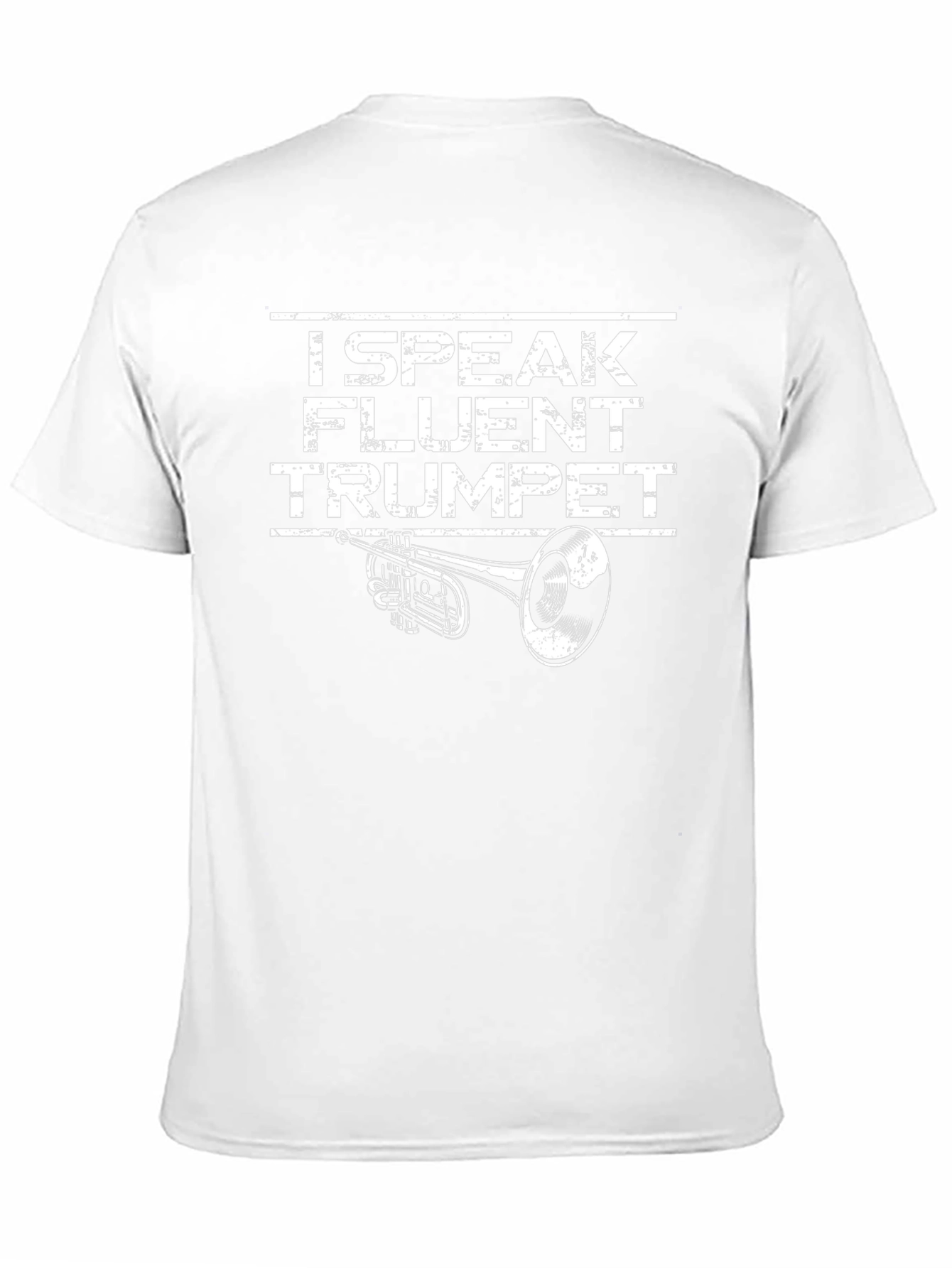 I Speak Fluent Trumpet Black T-Shirt