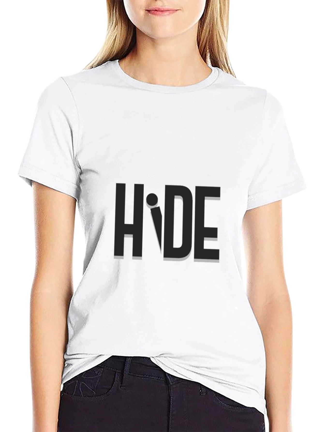 Hide Graphic T-Shirt - Modern Minimalist Tee