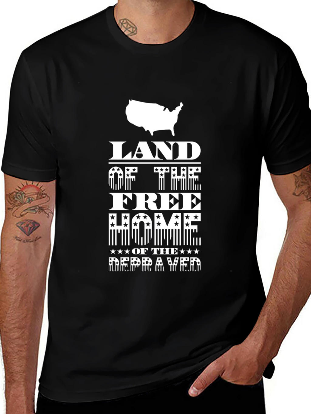 Patriotic Land of the Free T-Shirt