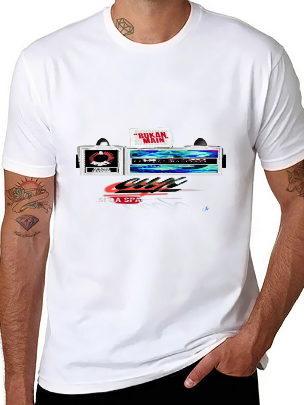 Retro Sit A Spa T-Shirt