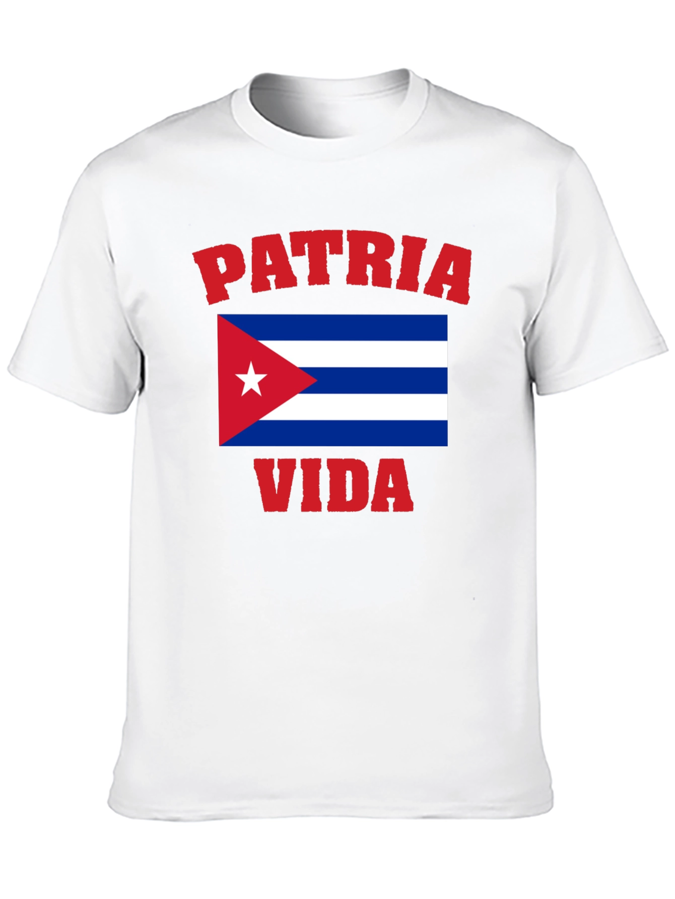 Patria Y Vida Cuba Flag T-Shirt