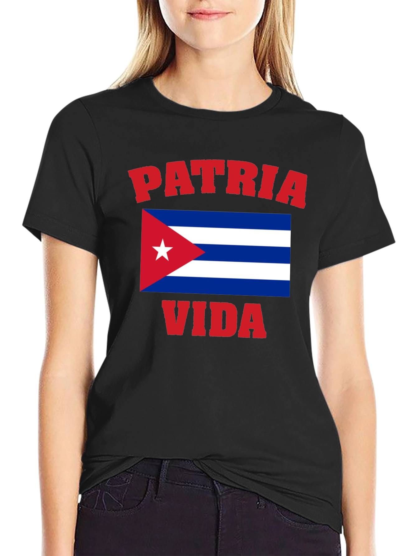 Patria Y Vida Cuba Flag T-Shirt