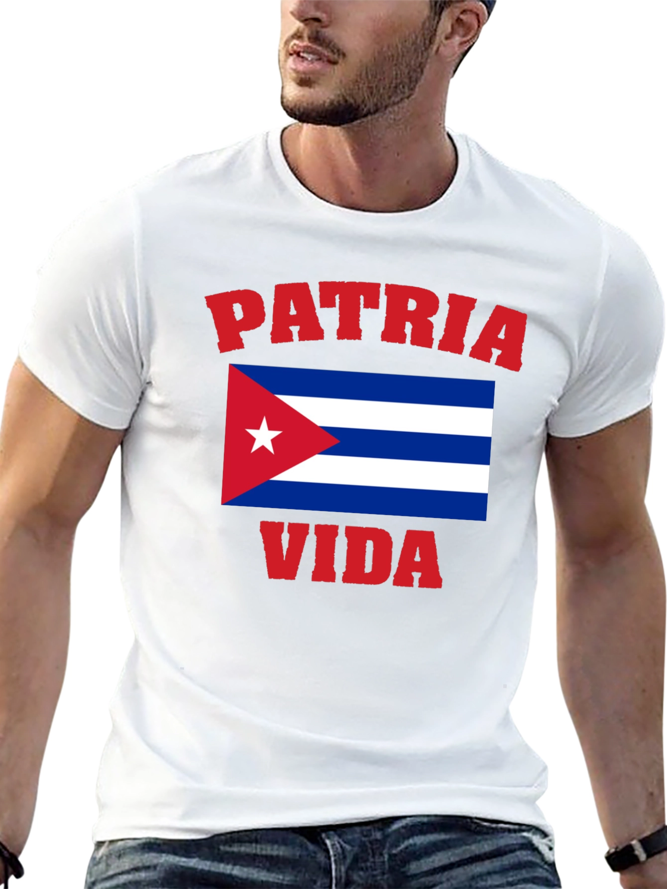 Patria Y Vida Cuba Flag T-Shirt