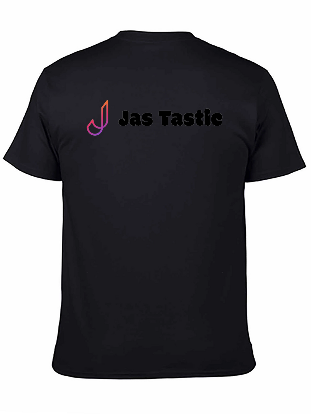 Jas Tastic Graphic Tee - Black Crew Neck
