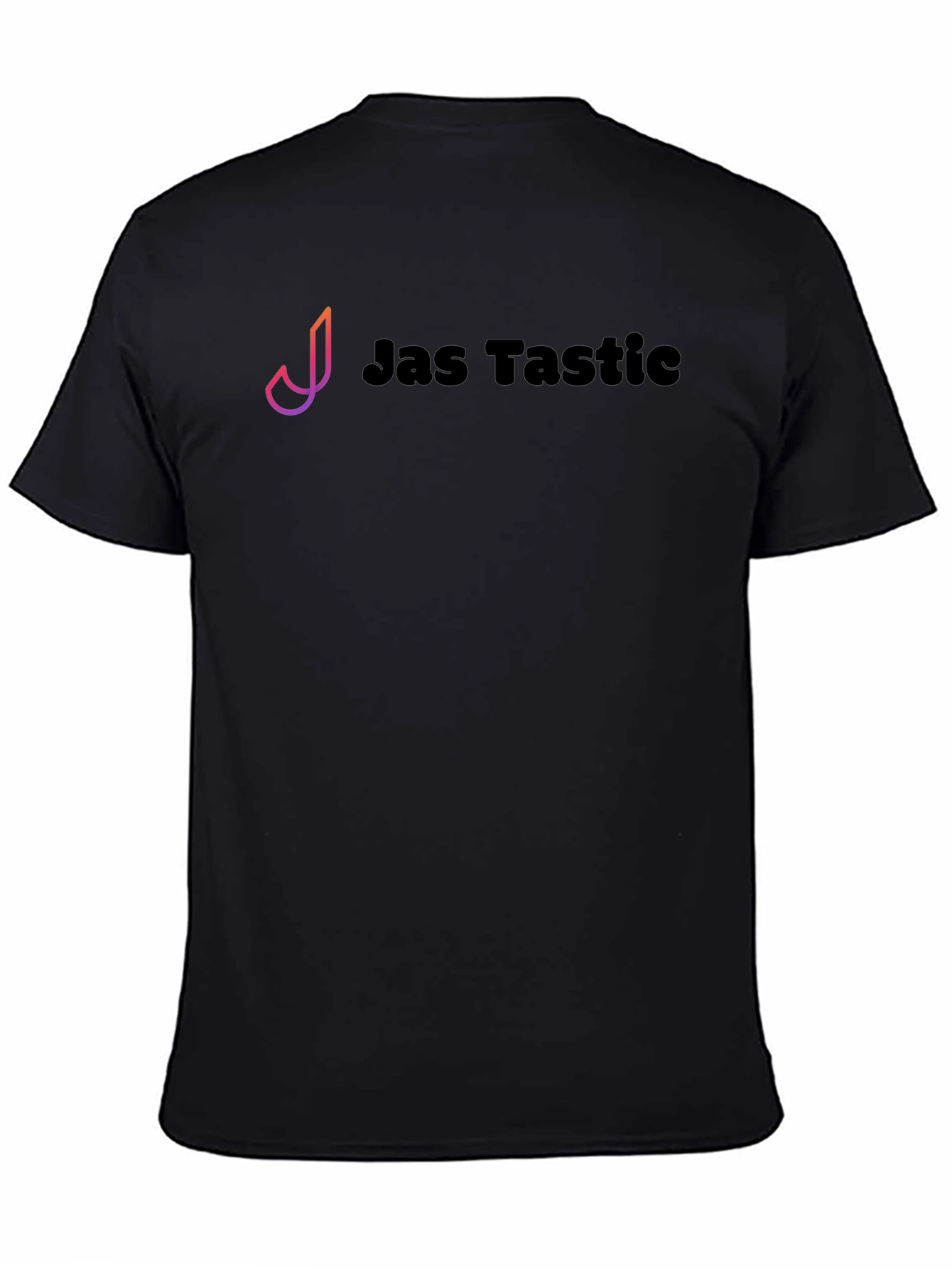 Jas Tastic Graphic Tee - Black Crew Neck