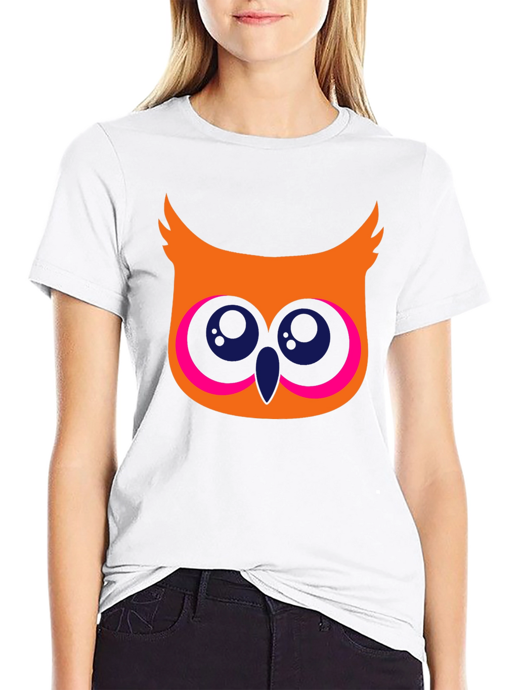 Cool Owl Graphic T-Shirt - Black Cotton Tee