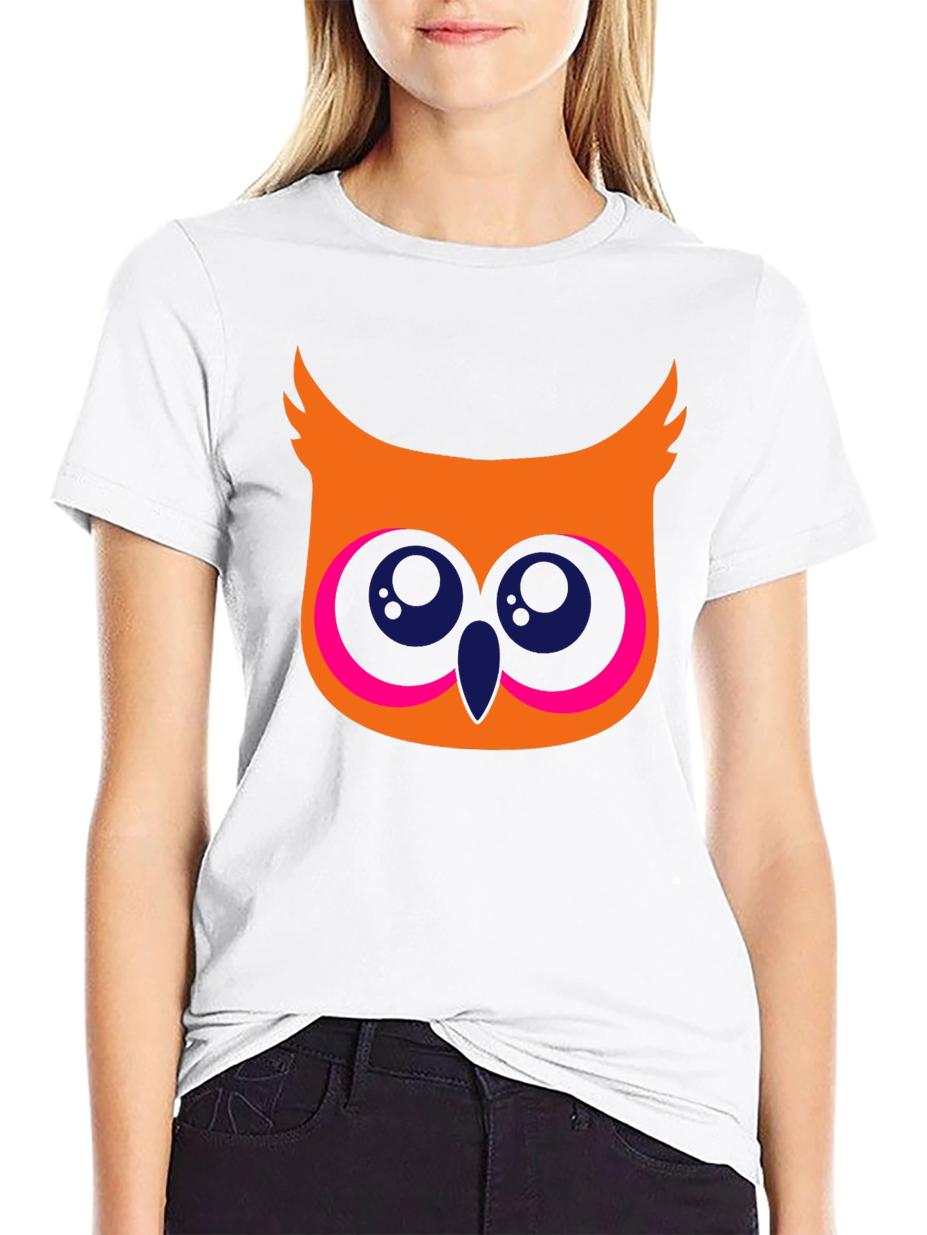 Cool Owl Graphic T-Shirt - Black Cotton Tee