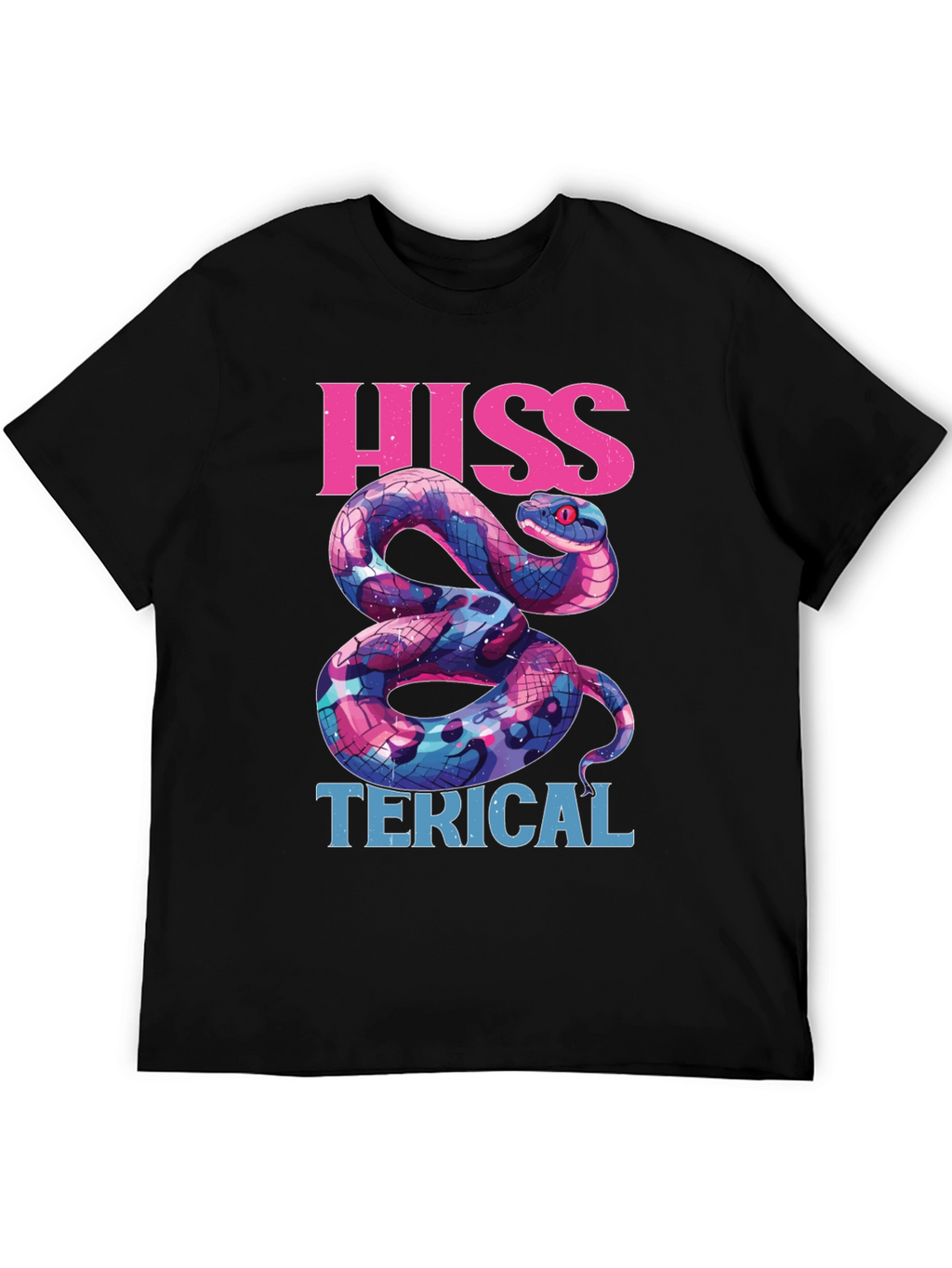 Hiss-terical Snake Graphic Tee - Funny Reptile Shirt