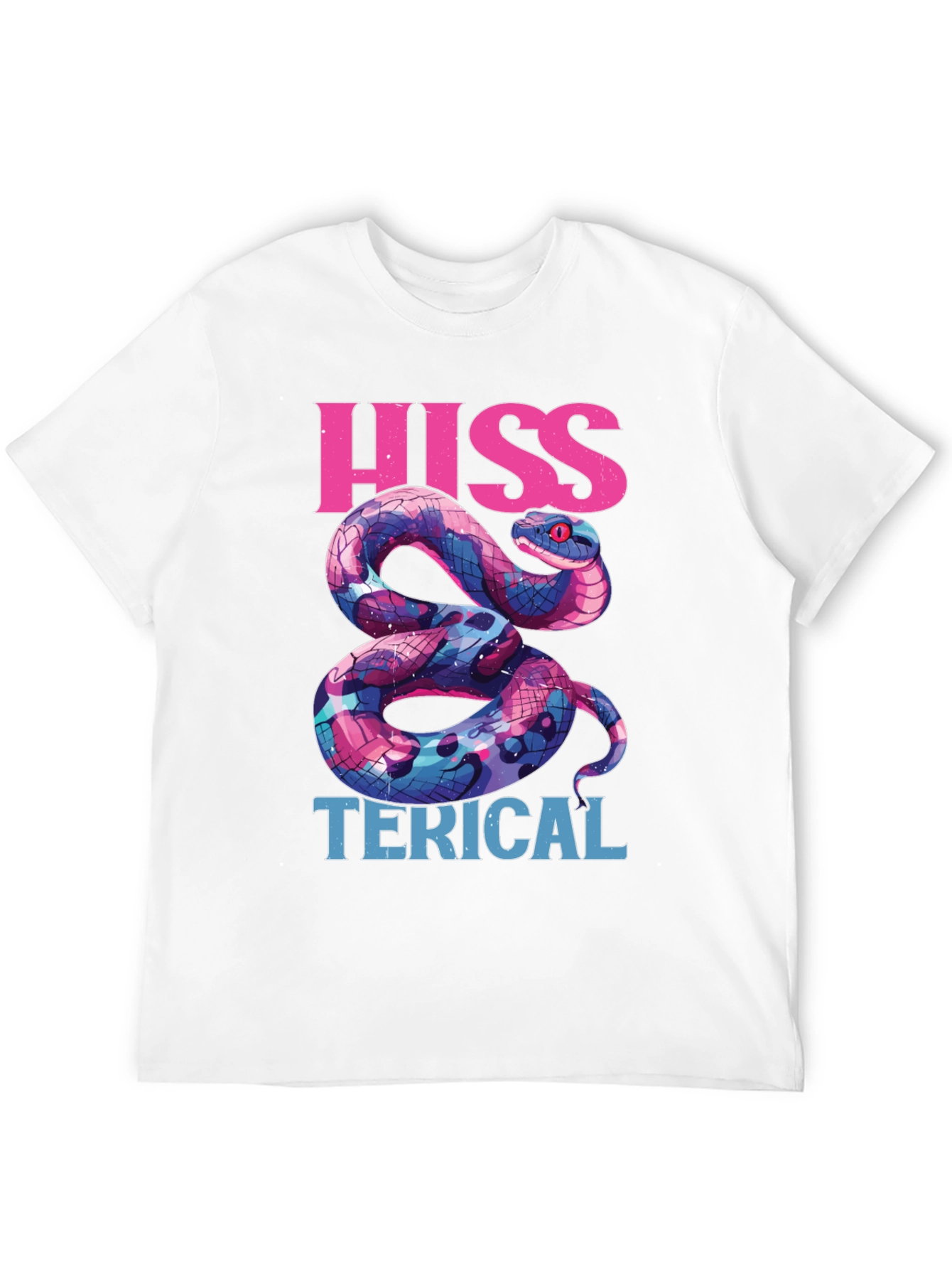 Hiss-terical Snake Graphic Tee - Funny Reptile Shirt