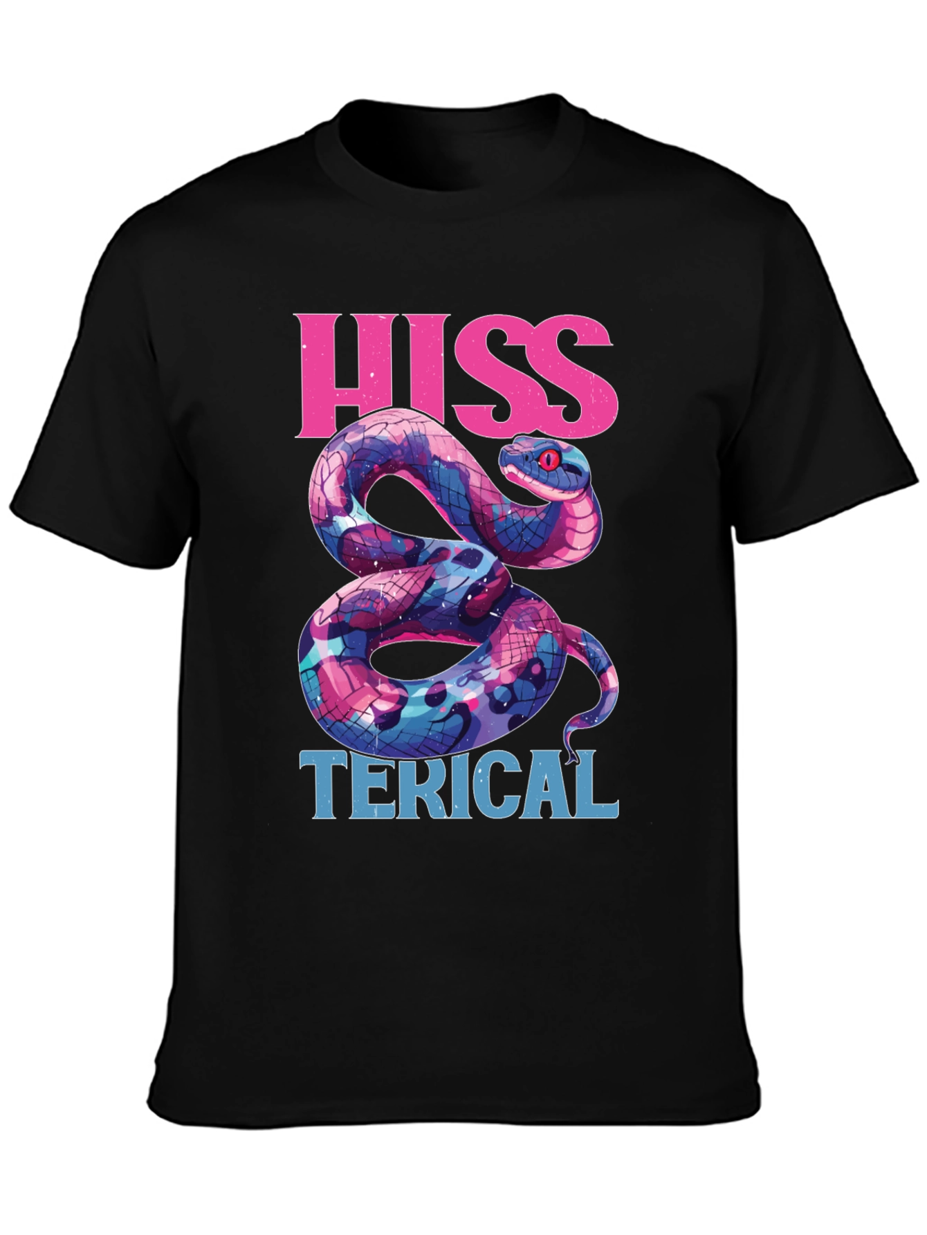 Hiss-terical Snake Graphic Tee - Funny Reptile Shirt