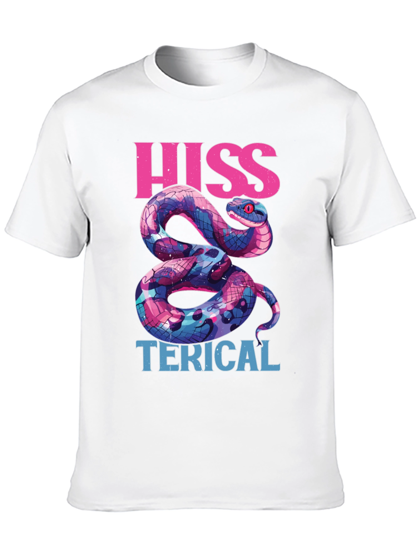 Hiss-terical Snake Graphic Tee - Funny Reptile Shirt